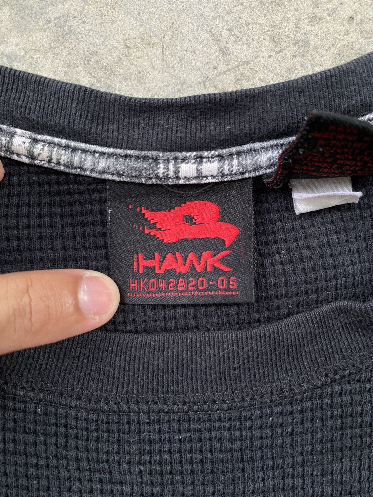 Vintage Sick🔥Vintage Tony Hawk Skull Thermal Tees Size US L / EU 52-54 / 3 - 10 Thumbnail