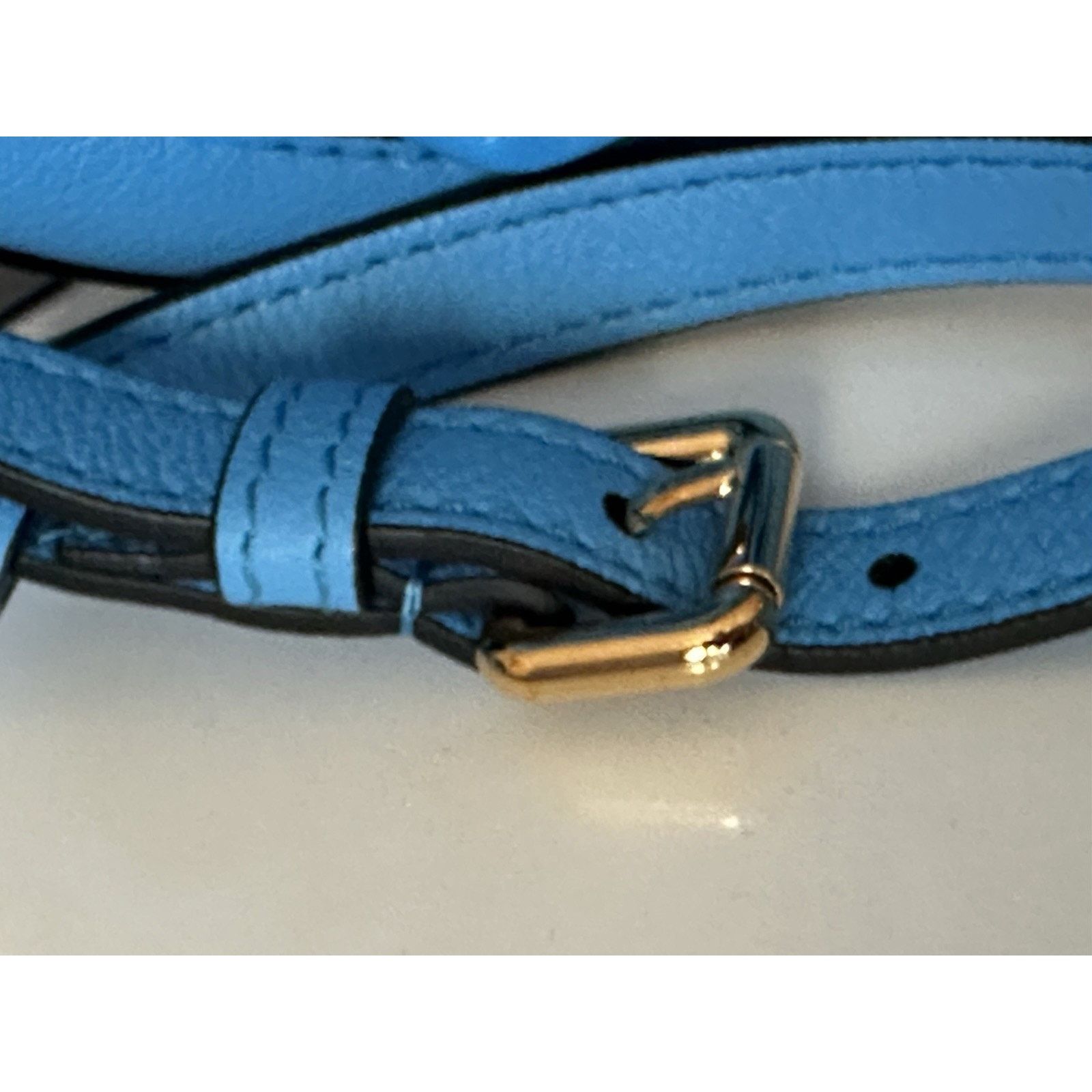 Versace Versace Medusa Head Leather Round Blue Crossbody Bag 1021602 Size ONE SIZE - 9 Thumbnail