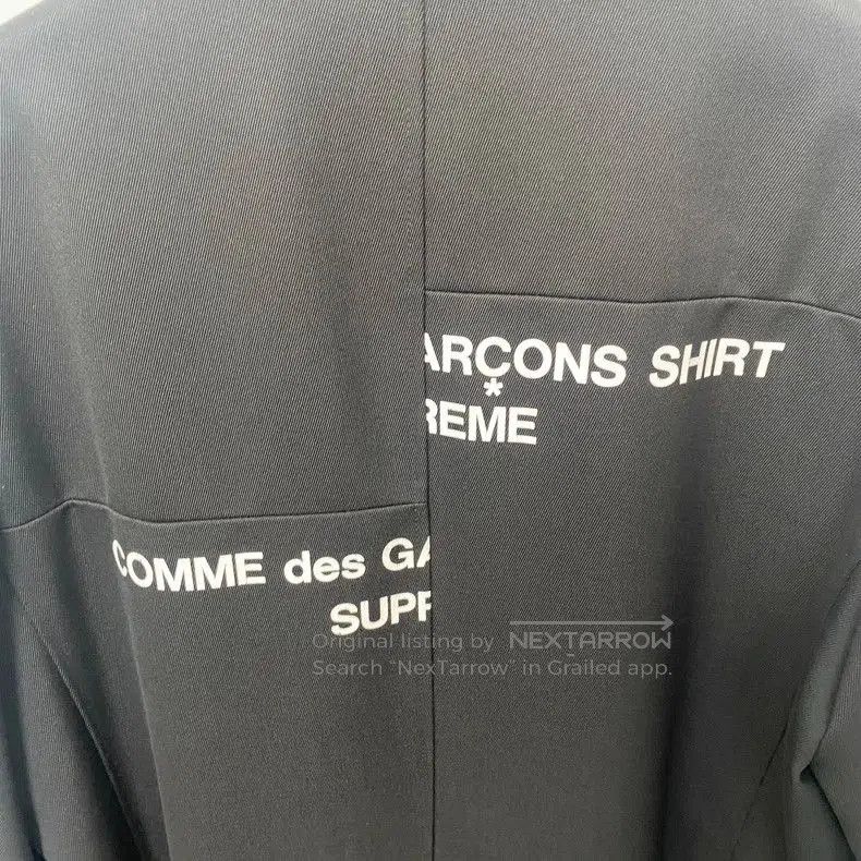 Comme des Garcons Supreme x CDG Misplaced Logo Coat Trench. Size US L / EU 52-54 / 3 - 4 Thumbnail