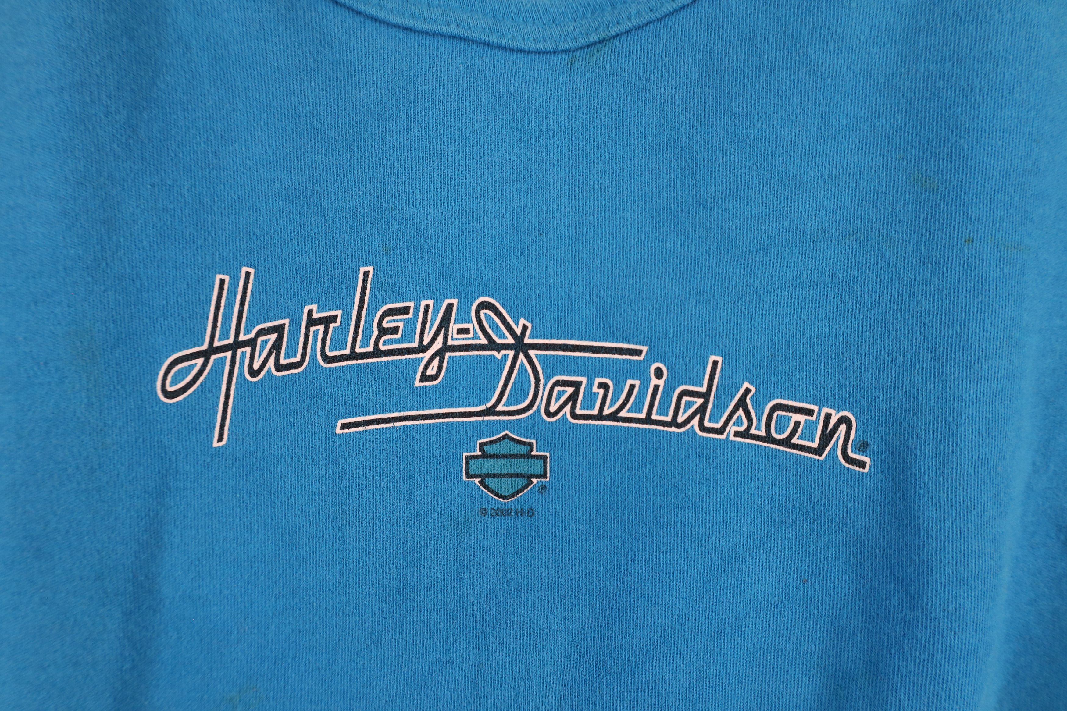 Harley Davidson × Vintage Vintage Y2K 2002 Harley Davidson Long Sleeve T-Shirt USA Size XL / US 12-14 / IT 48-50 - 4 Thumbnail