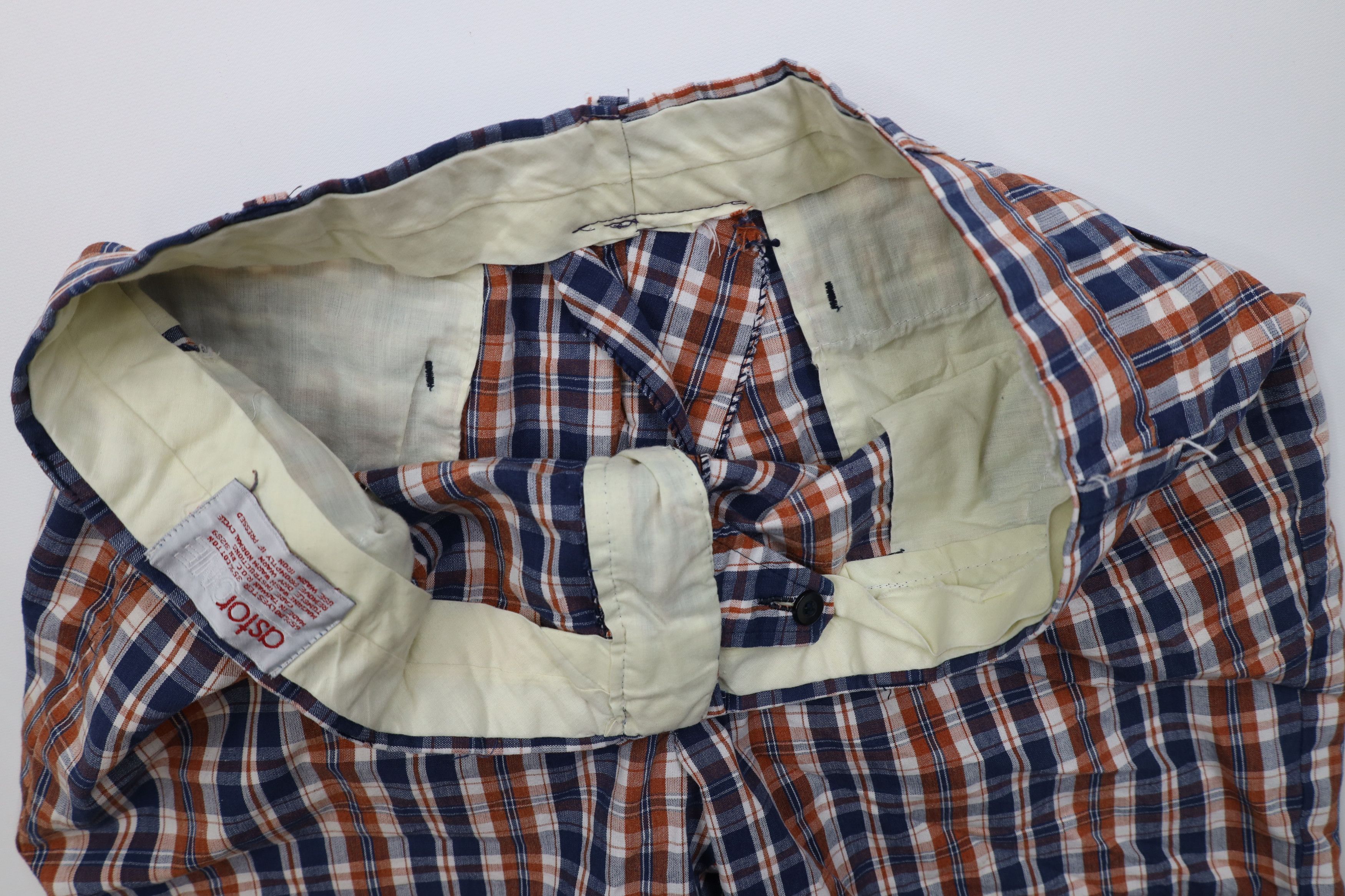 Vintage Vintage 60s Streetwear Above Knee Chino Golf Shorts Plaid Size US 36 / EU 52 - 8 Thumbnail