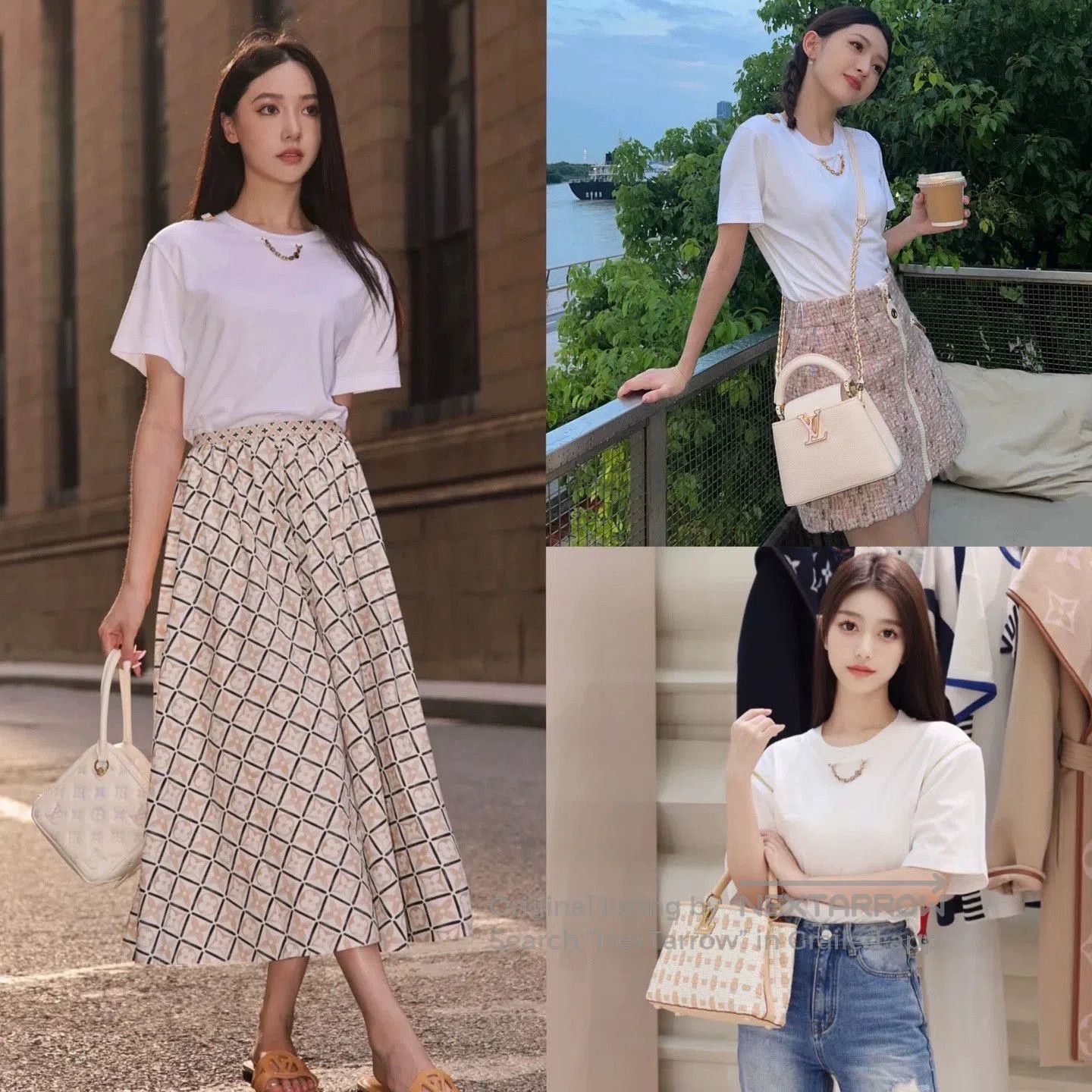 louis vuitton white short sleeve t-shirt.
