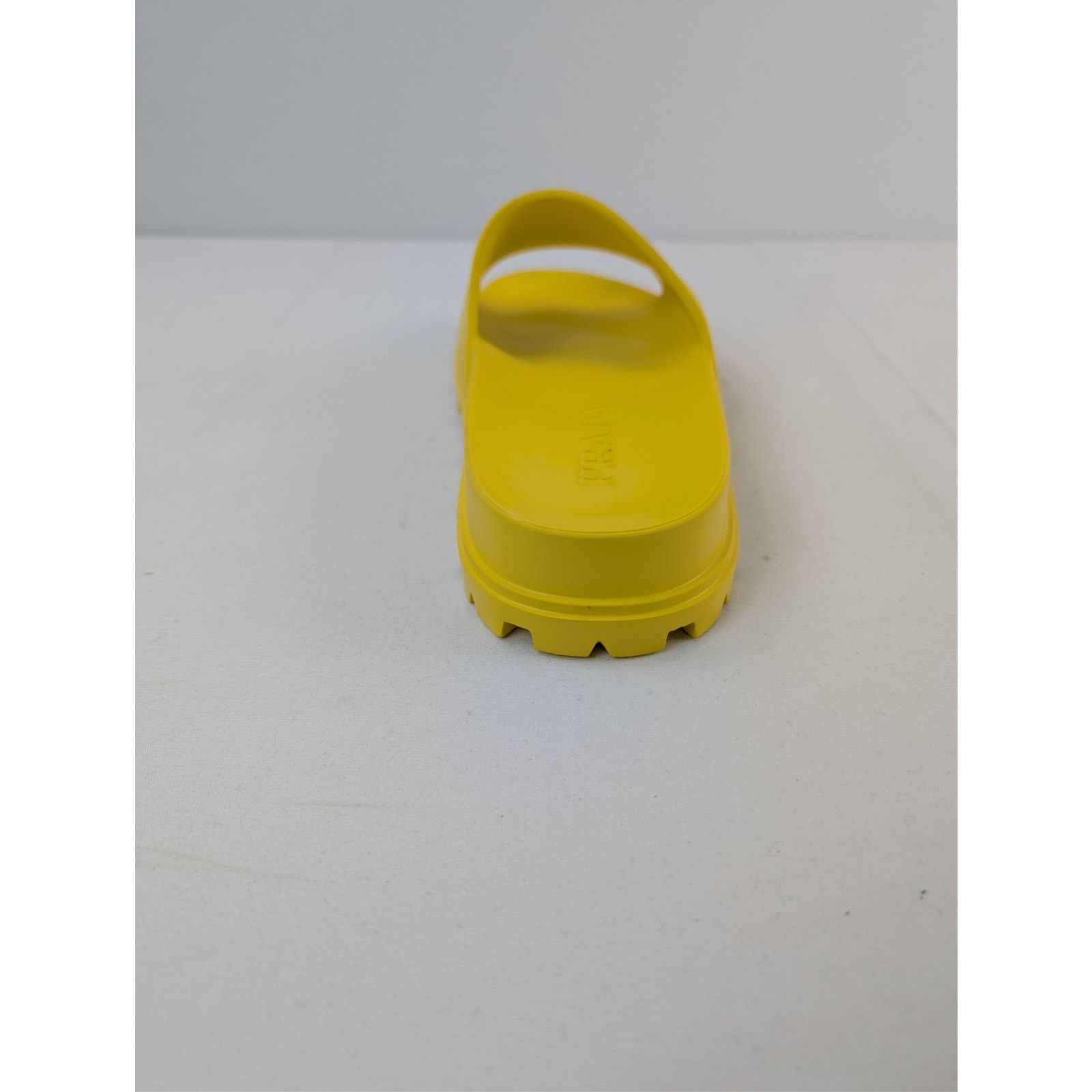Prada o1rshd1 EVA Rubber Slide Sandals Slippers in Yellow Size US 11 / EU 44 - 15 Thumbnail