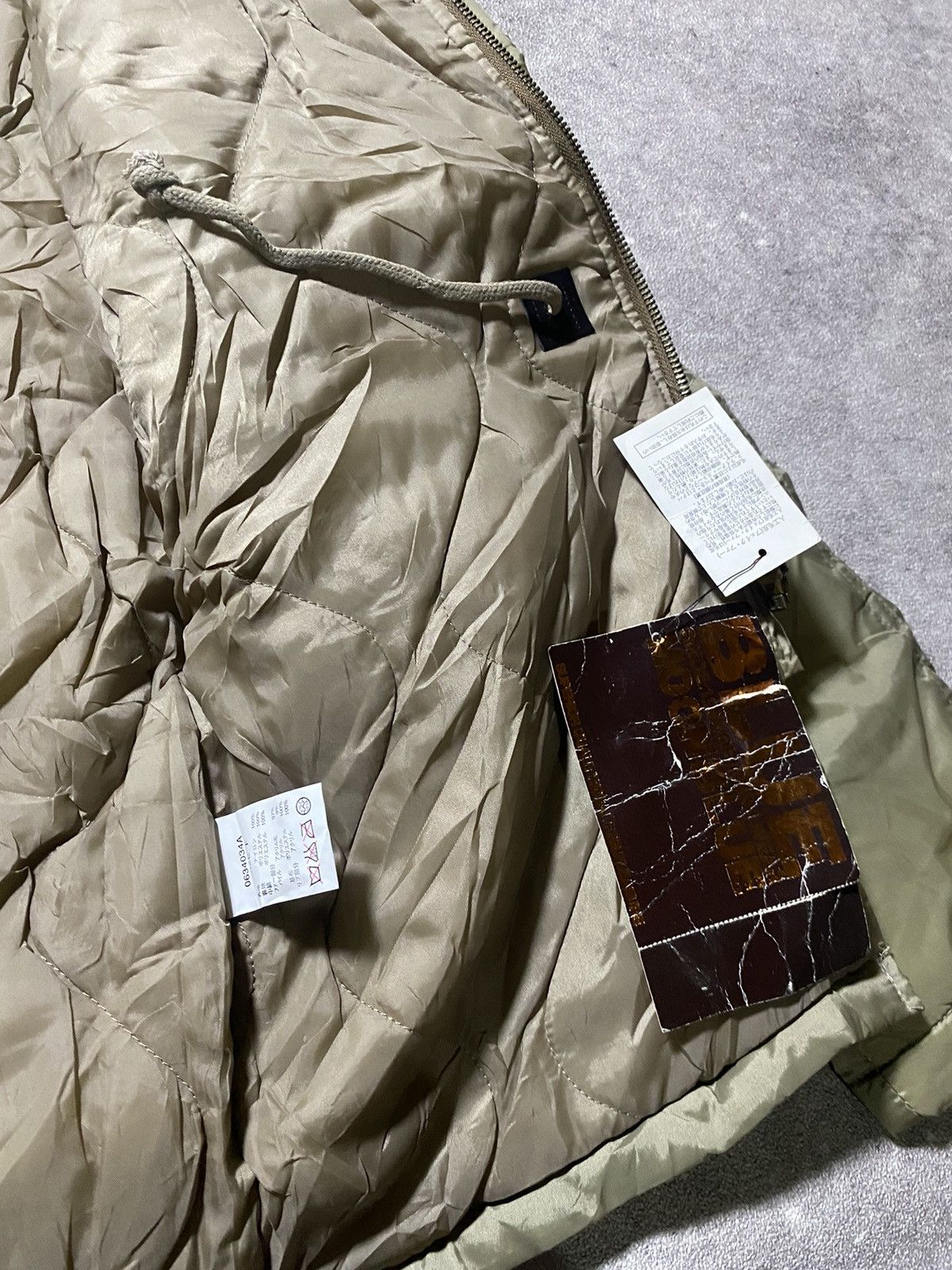 Japanese Brand Blue Moon Blue Military N3B Hunting Coat Fur Size US M / EU 48-50 / 2 - 10 Thumbnail