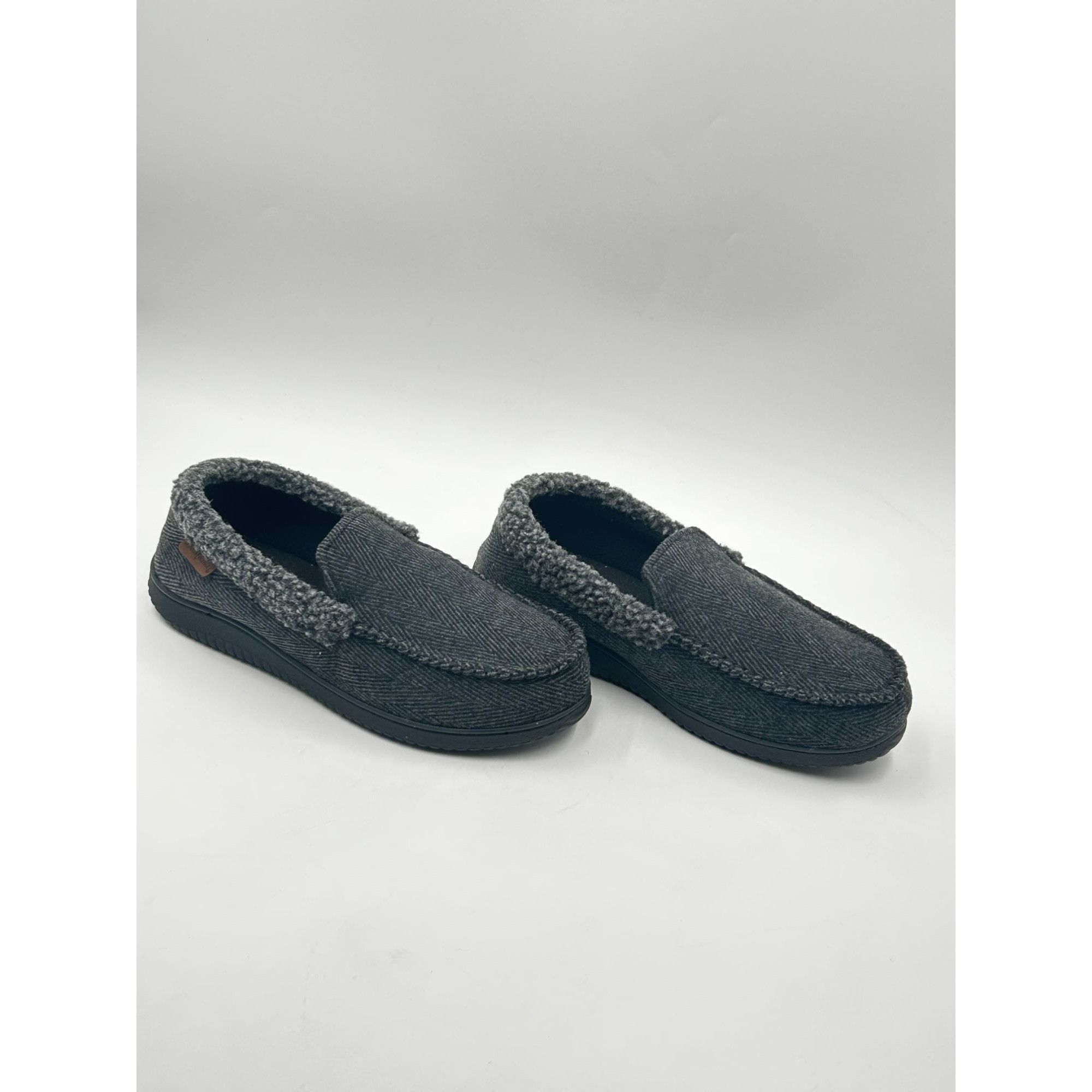 Other Dearfoams Mens Slippers XL 13-14 Gray Memory Foam Indoor Out Size US 12 / IT 42 - 5 Thumbnail