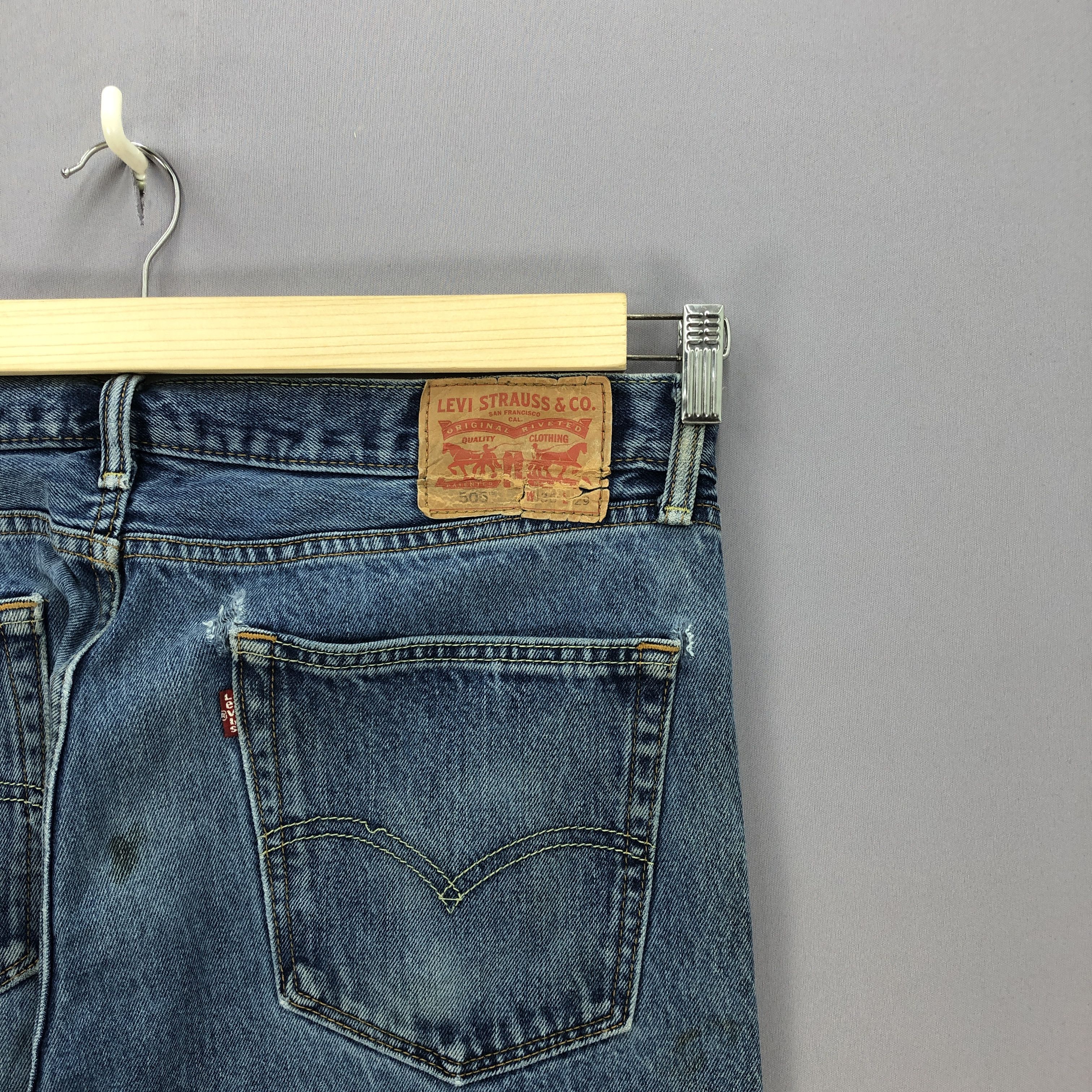 Levi's Vintage Levi's 505 Faded Light Wash Jeans Levis Denim Pants Size US 36 / EU 52 - 5 Thumbnail