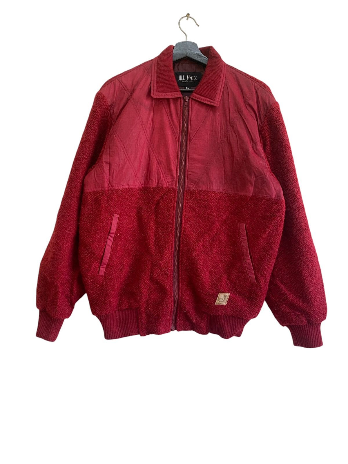 Japanese Brand × Vintage Vintage 80s Jill Jack Knit Bikers Jacket Size US L / EU 52-54 / 3 - 1 Thumbnail