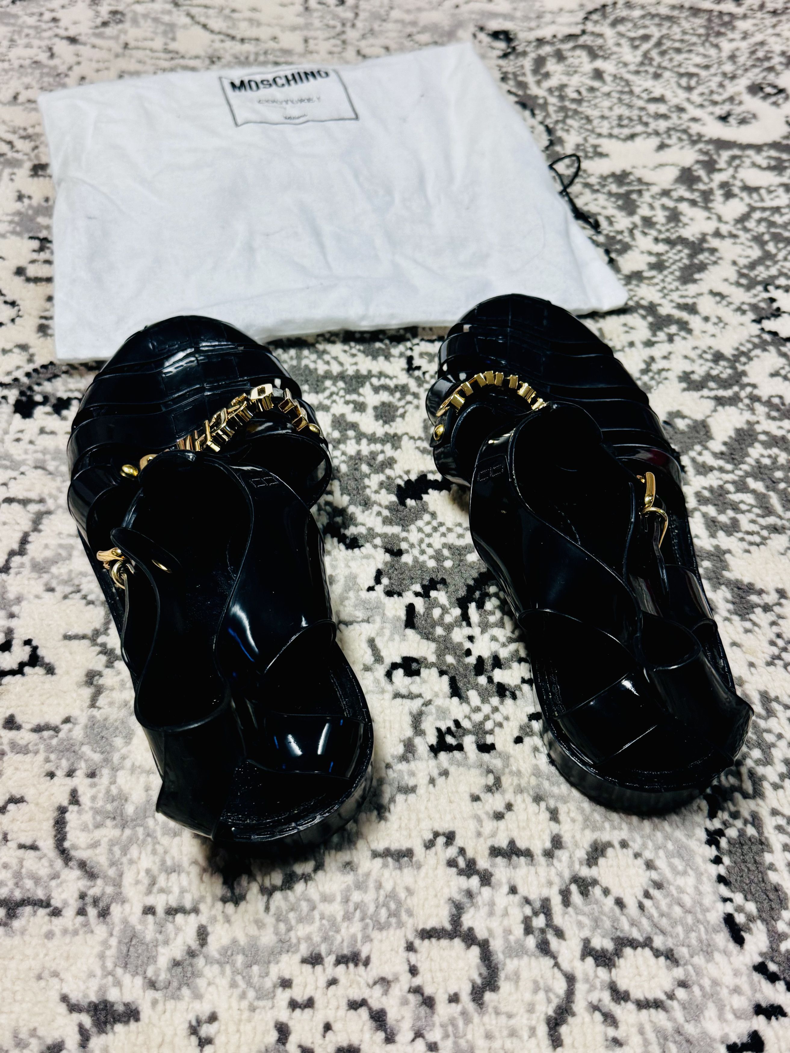 Moschino Moschino Jelly Sandals Size 7 Size US 7 / EU 40 - 2 Thumbnail