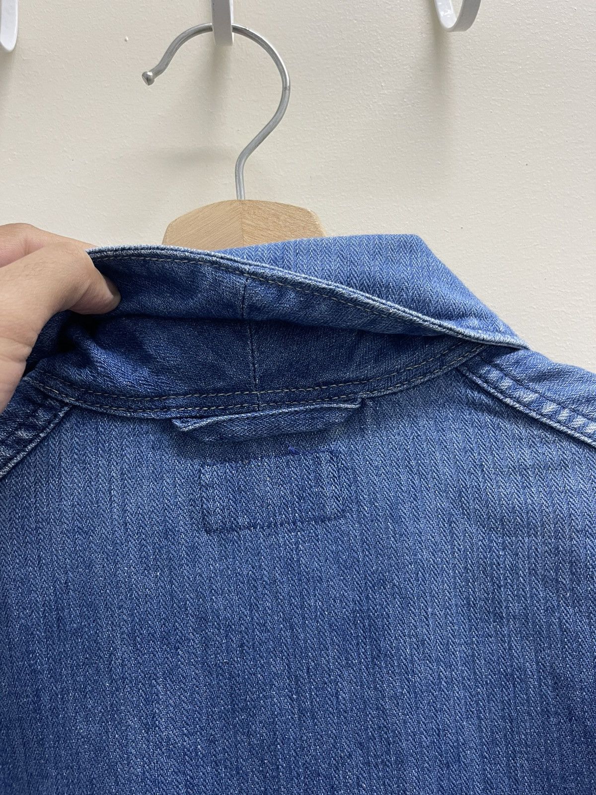 Blue Blue Japan Vintage Blue Blue Faded Denim Jacket Size US S / EU 44-46 / 1 - 14 Thumbnail
