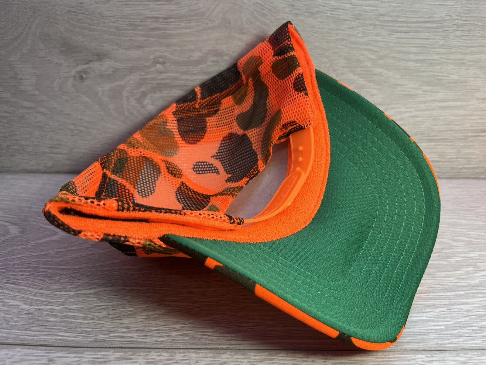 Vintage LA ORANGE CAMOHIGH CROWN TRUCKER SNAPBACK Size ONE SIZE - 2 Thumbnail