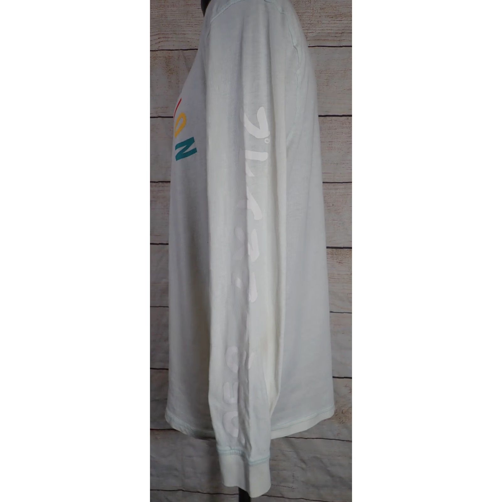 Sony VINTAGE 90s Sony PlayStation Long Sleeve Shirt Adult Medium White Graphic Tee Minato Tokyo Mens Size US M / EU 48-50 / 2 - 2 Thumbnail