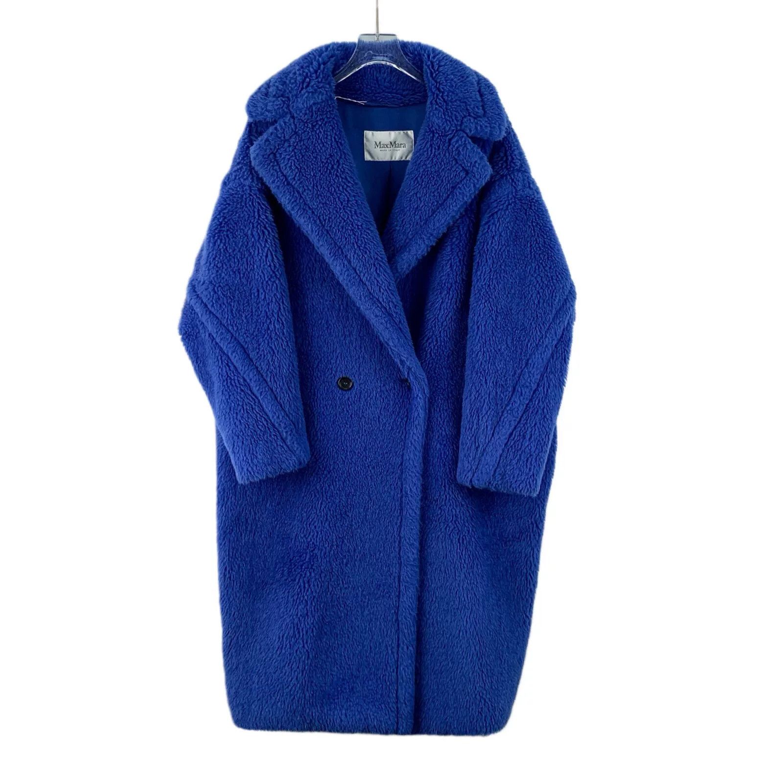 Max Mara maxmara deep blue teddy wool coat Size US S / EU 44-46 / 1 - 1 Thumbnail