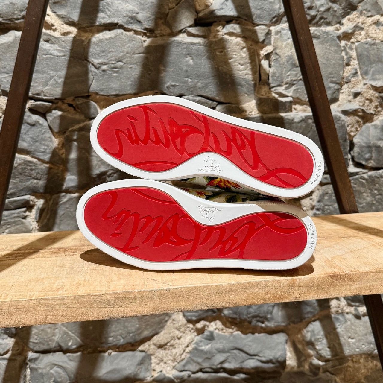 Christian Louboutin Christian Louboutin Floral Patent Seava Low-Top Sneakers Size US 9.5 / IT 39.5 - 8 Thumbnail