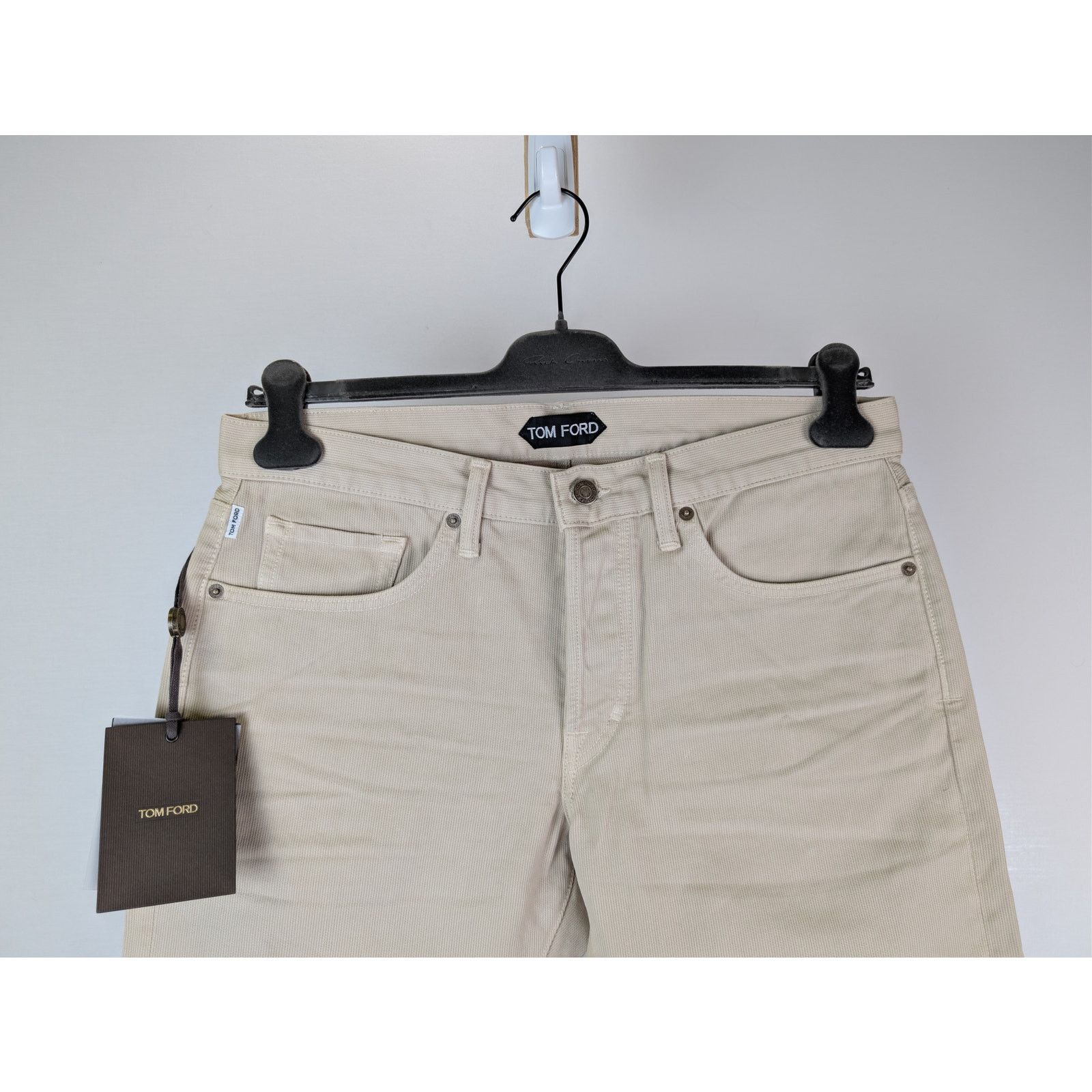 Tom Ford o1rshd1 Slim Denim Jeans in Beige Size US 34 / EU 50 - 2 Thumbnail