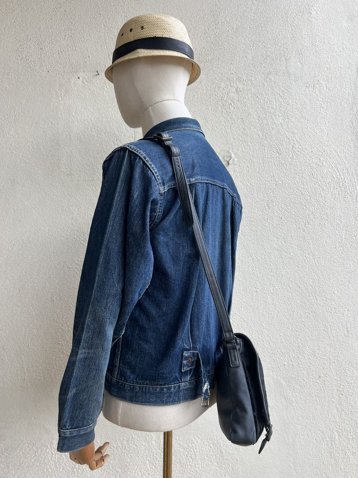 Leather Vintage MESSAGE Japan Hair Patina Leather Bag Size ONE SIZE - 5 Thumbnail