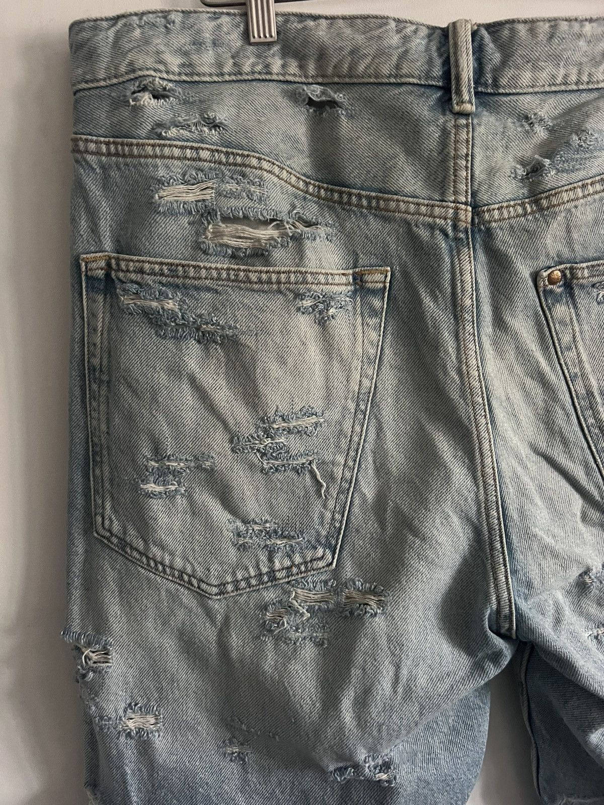 Japanese Brand Custom distressed baggy shorts Size US 34 / EU 50 - 5 Thumbnail