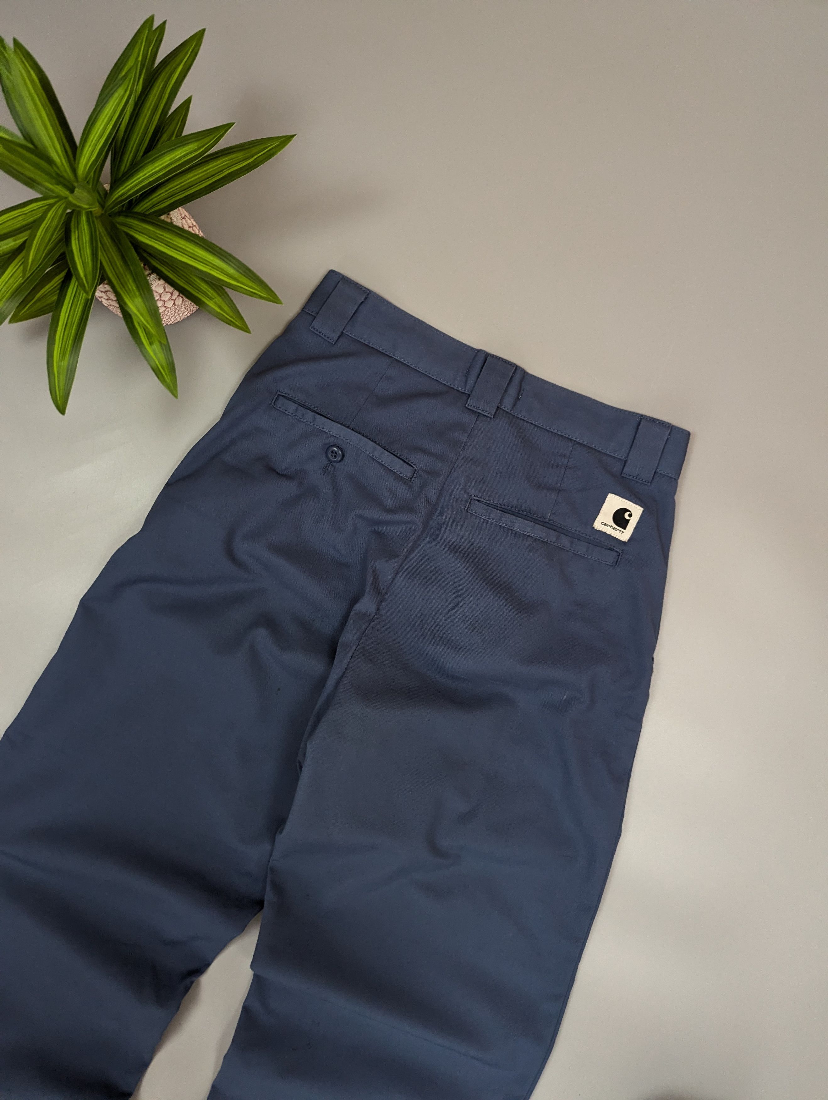Carhartt Wip Carhartt WIP Master Pant Blue Work Pants Straight Fit Mens Size US 27 - 5 Thumbnail