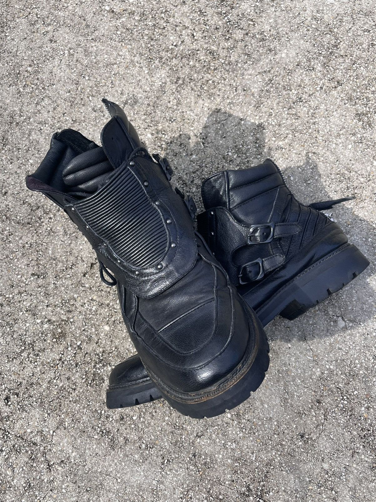 14th Addiction OG 90s 14th addiction back zip boots Size US 10 / EU 43 - 2 Thumbnail