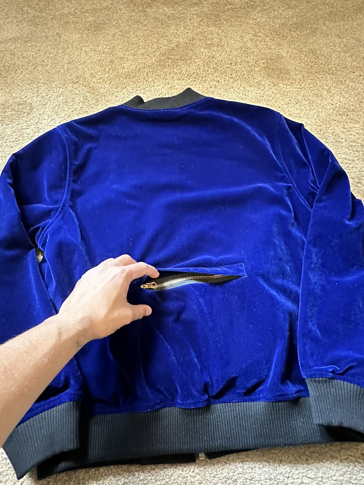 Other Timeless Piece Custom Reversible Bomber Jacket Blue Size US S / EU 44-46 / 1 - 5 Thumbnail