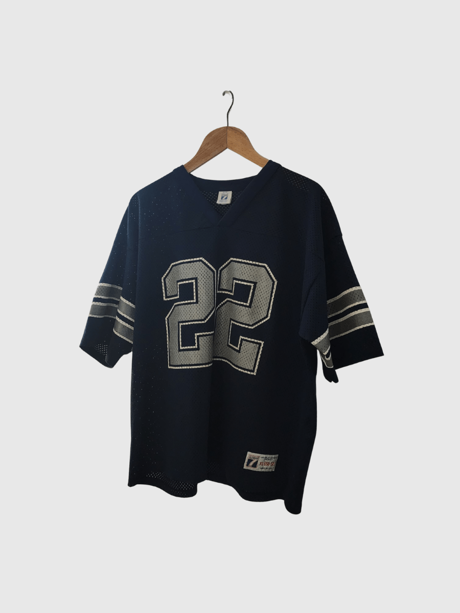 Logo 7 90s LOGO 7 NFL Dallas Cowboys Emmitt Smith #22 Jersey Size US XL / EU 56 / 4 - 1 Thumbnail