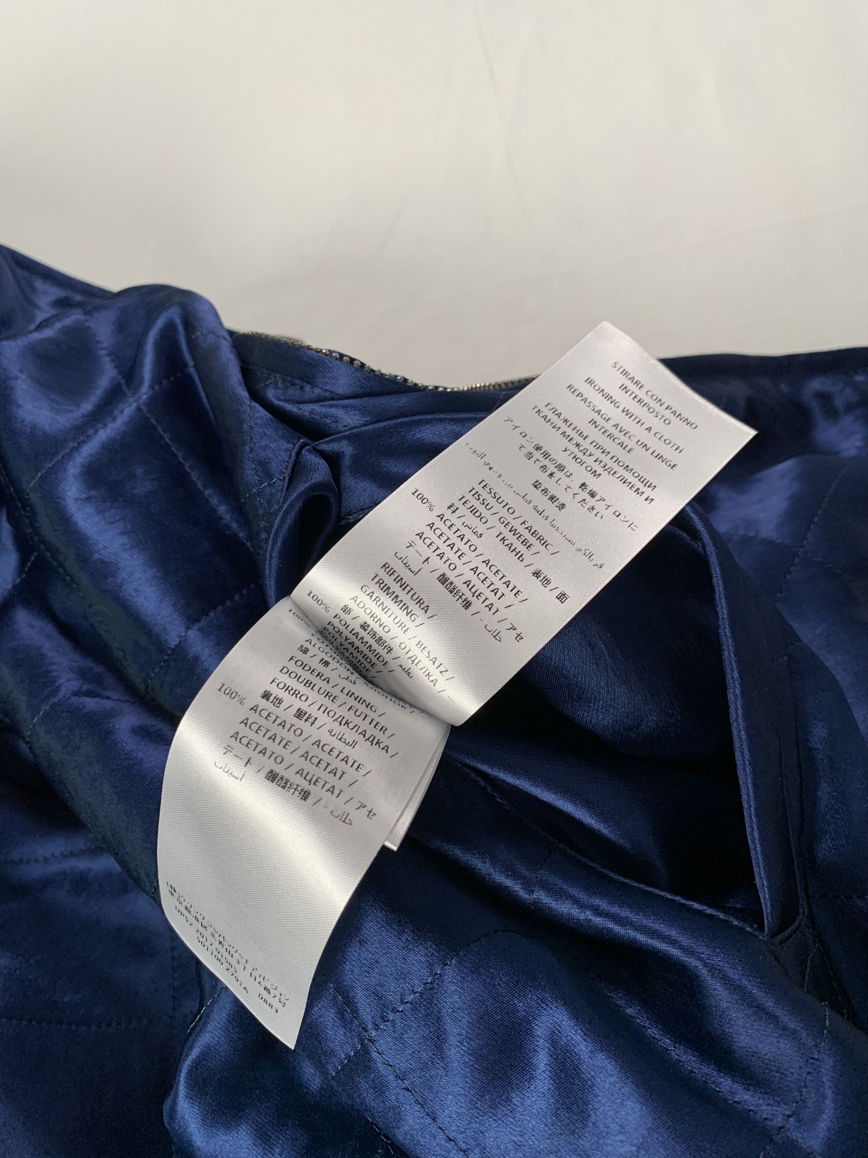 Gucci Gucci Blue & Red Silk Bomber Jacket Size US L / EU 52-54 / 3 - 11 Thumbnail