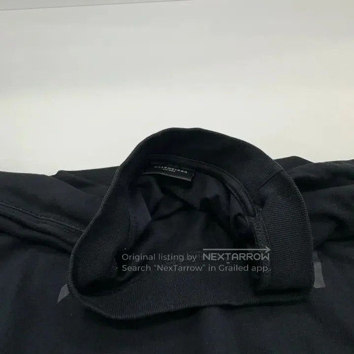 Balenciaga Balenciaga Black Logo Long Sleeve T. Size US L / EU 52-54 / 3 - 1 Thumbnail