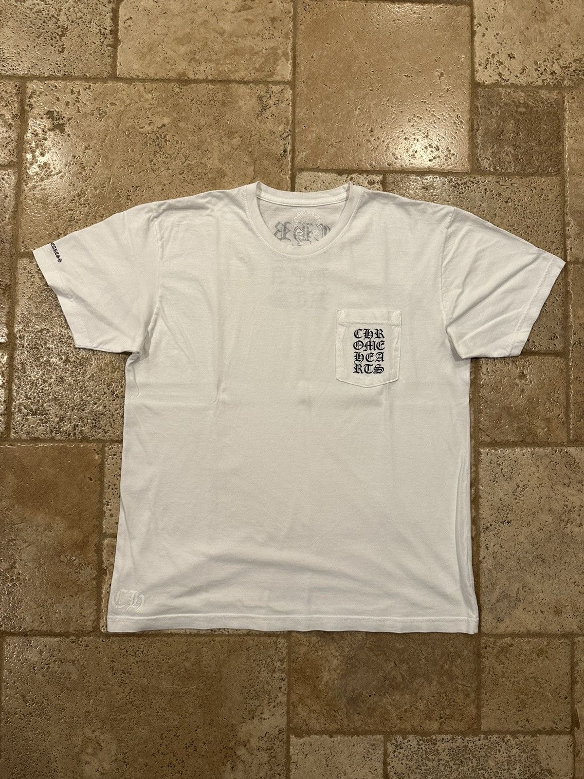 Chrome Hearts Chrome Hearts Script Logo White Short Sleeve T-Shirt Size US XL / EU 56 / 4 - 1 Thumbnail