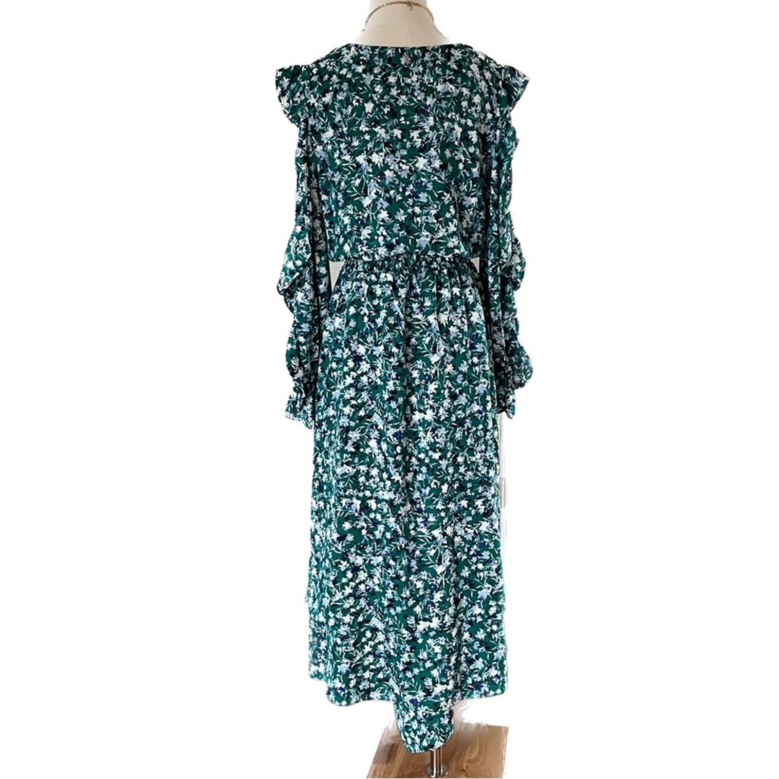MISA Los Angeles MISA LA Floral Ruffle Cold Shoulder Tiered Maxi Dress M Size M / US 6-8 / IT 42-44 - 6 Thumbnail