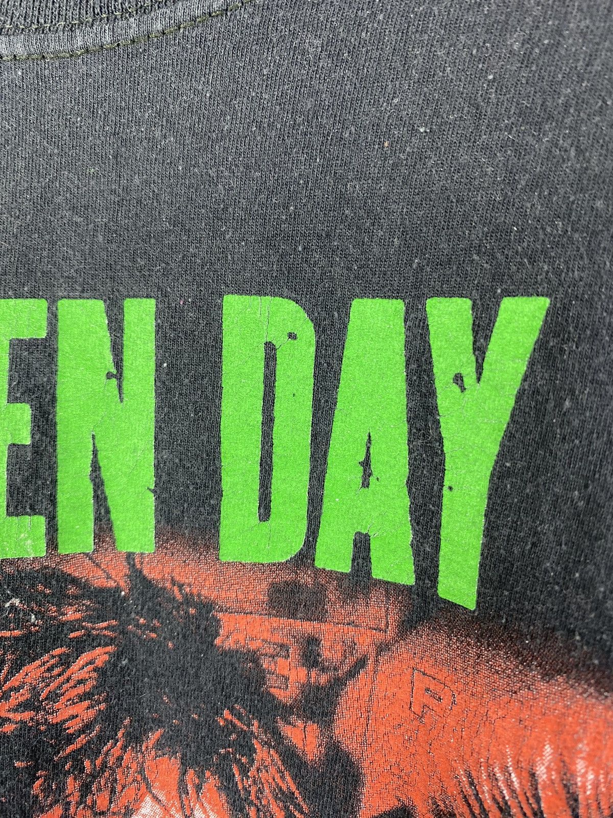 Band Tees × Vintage 🔥VNTG Green Day American Idiot Tour T-Shirt Black Punk Rock Size US L / EU 52-54 / 3 - 5 Thumbnail