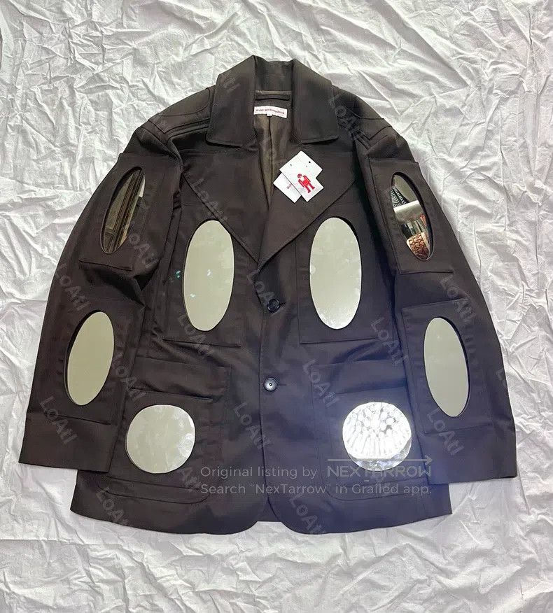 Walter Van Beirendonck Walter Van Beirendonck 21ss mirror coffee suit Size 50R - 1 Thumbnail