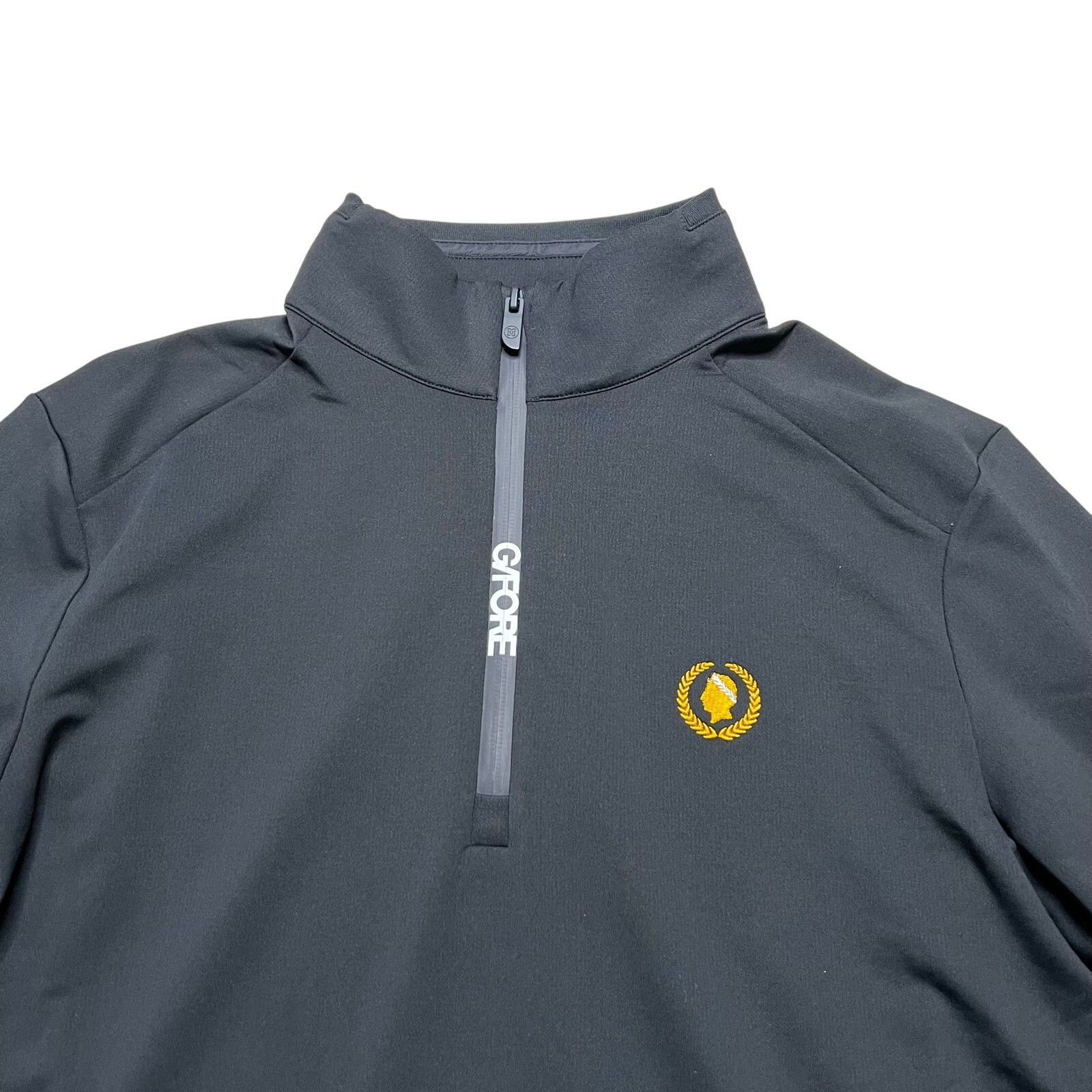 G/FORE G/FORE Quarter Zip Pullover Onyx Black S Golf Performance T Size US S / EU 44-46 / 1 - 2 Thumbnail