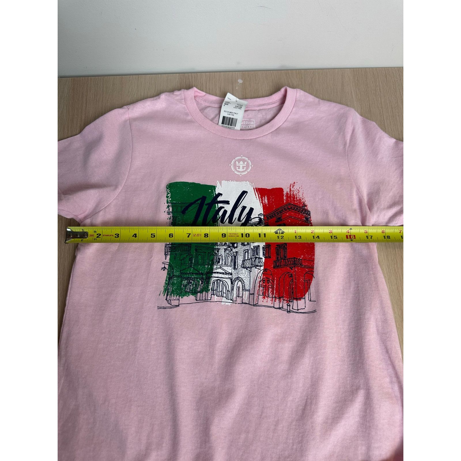 Other Royal Caribbean Pink Italy T-Shirt - Size M - New Size M / US 6-8 / IT 42-44 - 7 Thumbnail