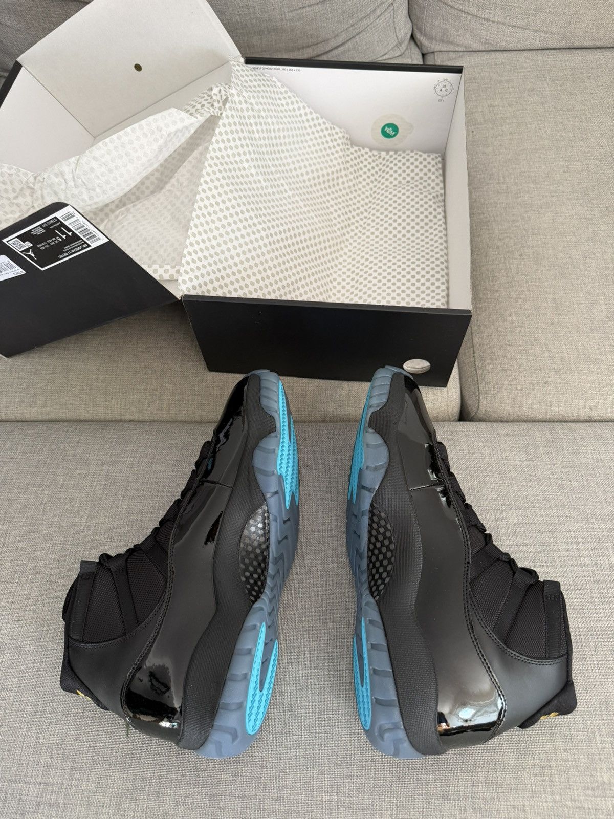 Jordan Brand Jordan 11 Gamma Blue Size US 11.5 / EU 44-45 - 5 Thumbnail
