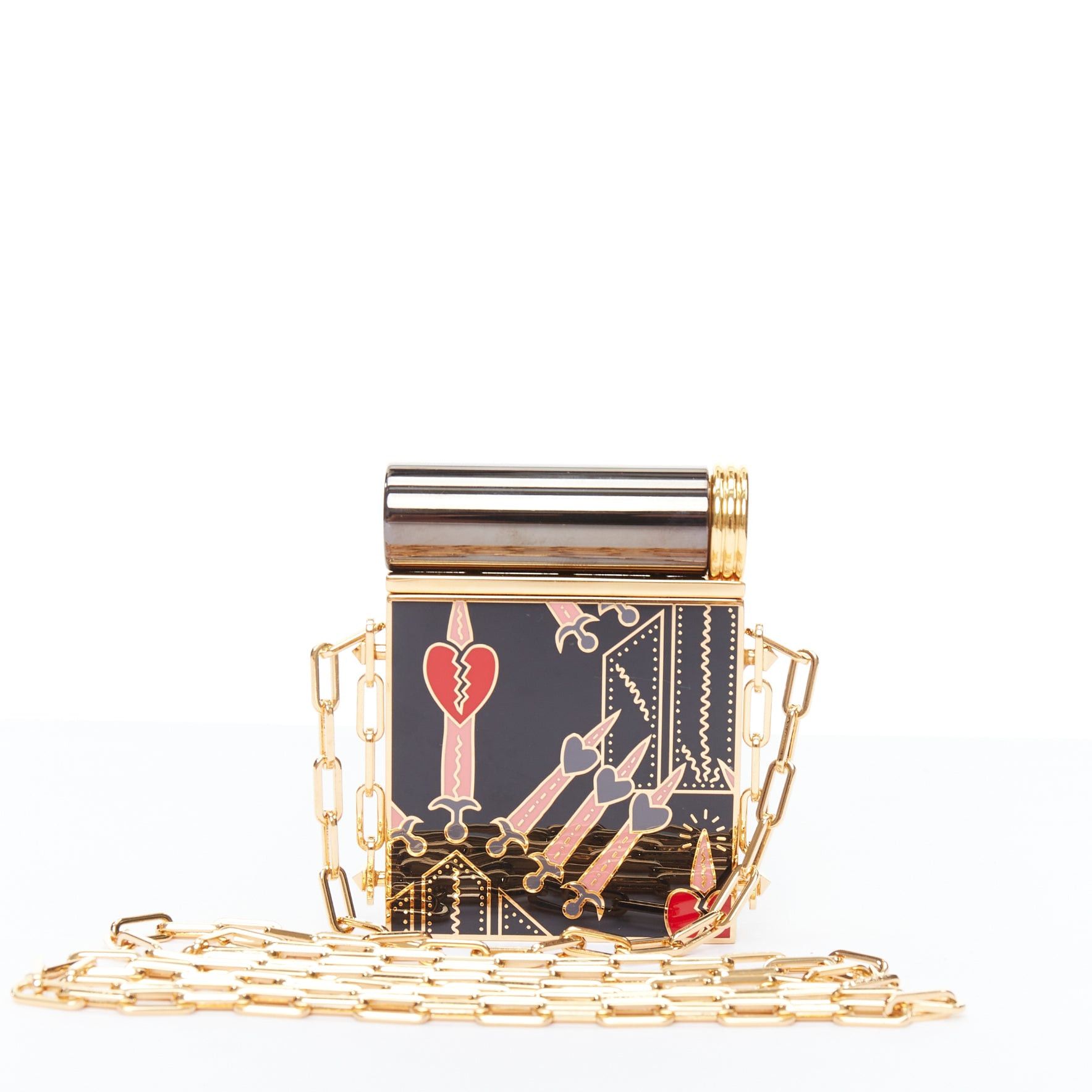 Valentino VALENTINO 2017 Runway Loveblade minaudiere compact mirror crossbody bag Size ONE SIZE - 1 Thumbnail