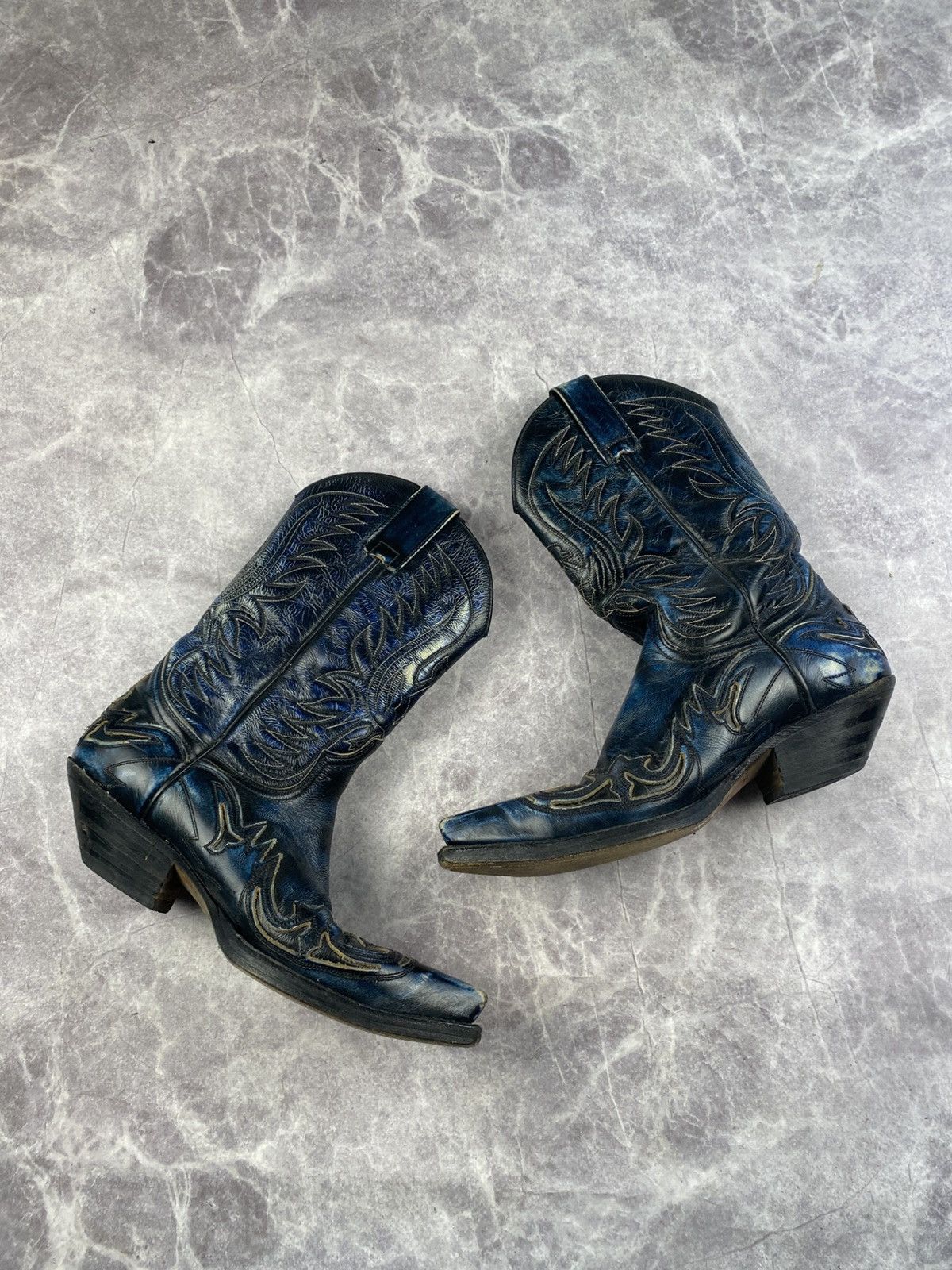 Sendra Sendra Vintage Western Boots Rare Blue Colour Size: 42 Size US 8.5 / EU 41-42 - 11 Thumbnail