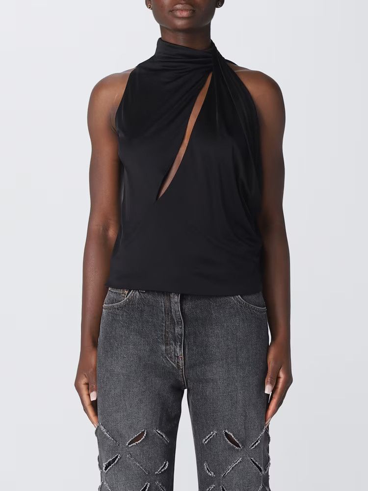 Versace o1y0226 Blouse in Black Size M / US 6-8 / IT 42-44 - 1 Thumbnail