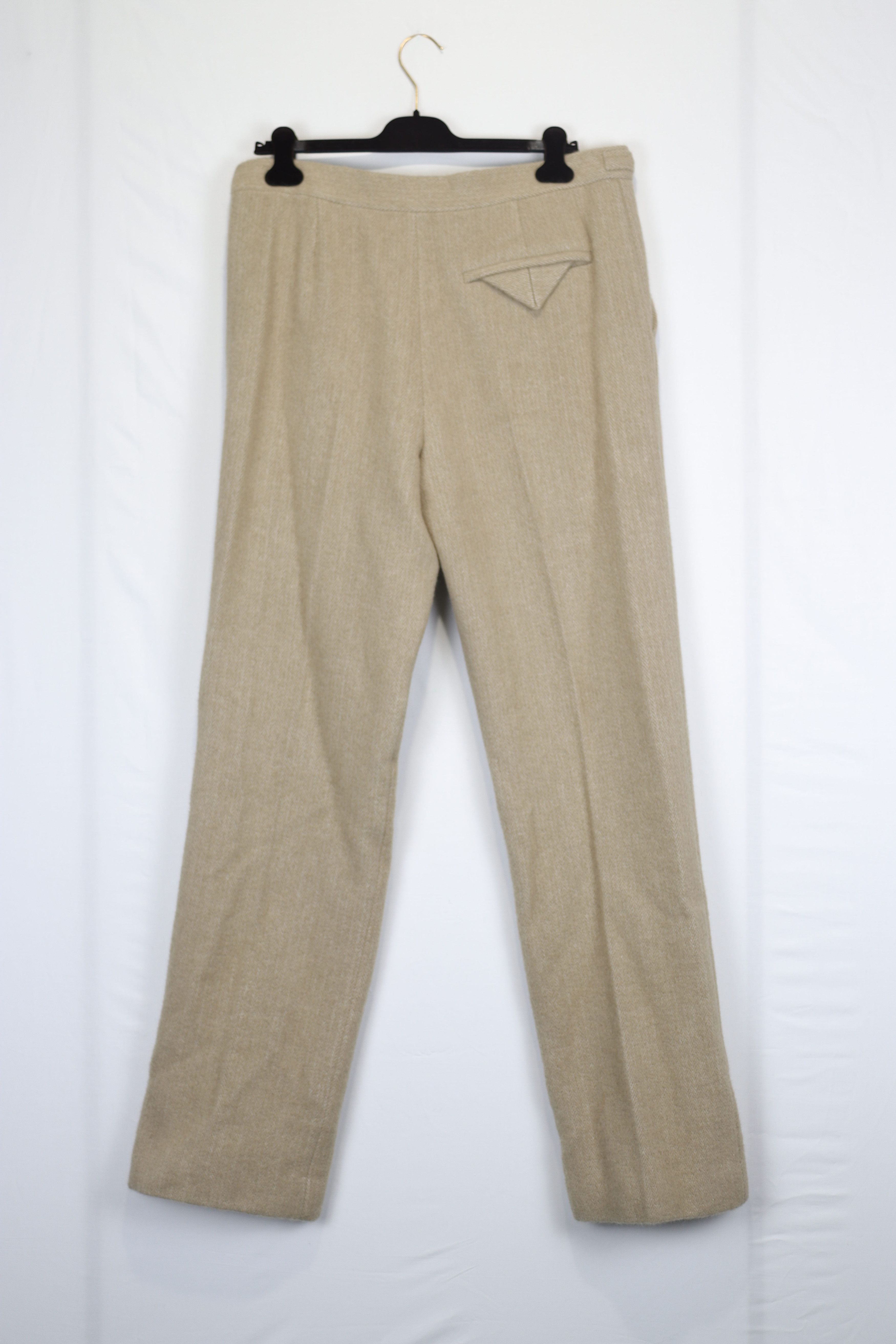 Bottega Veneta o1rshd11223 Double Soft Stretch Cvevron Pants in Chameleon Size US 36 / EU 52 - 6 Thumbnail