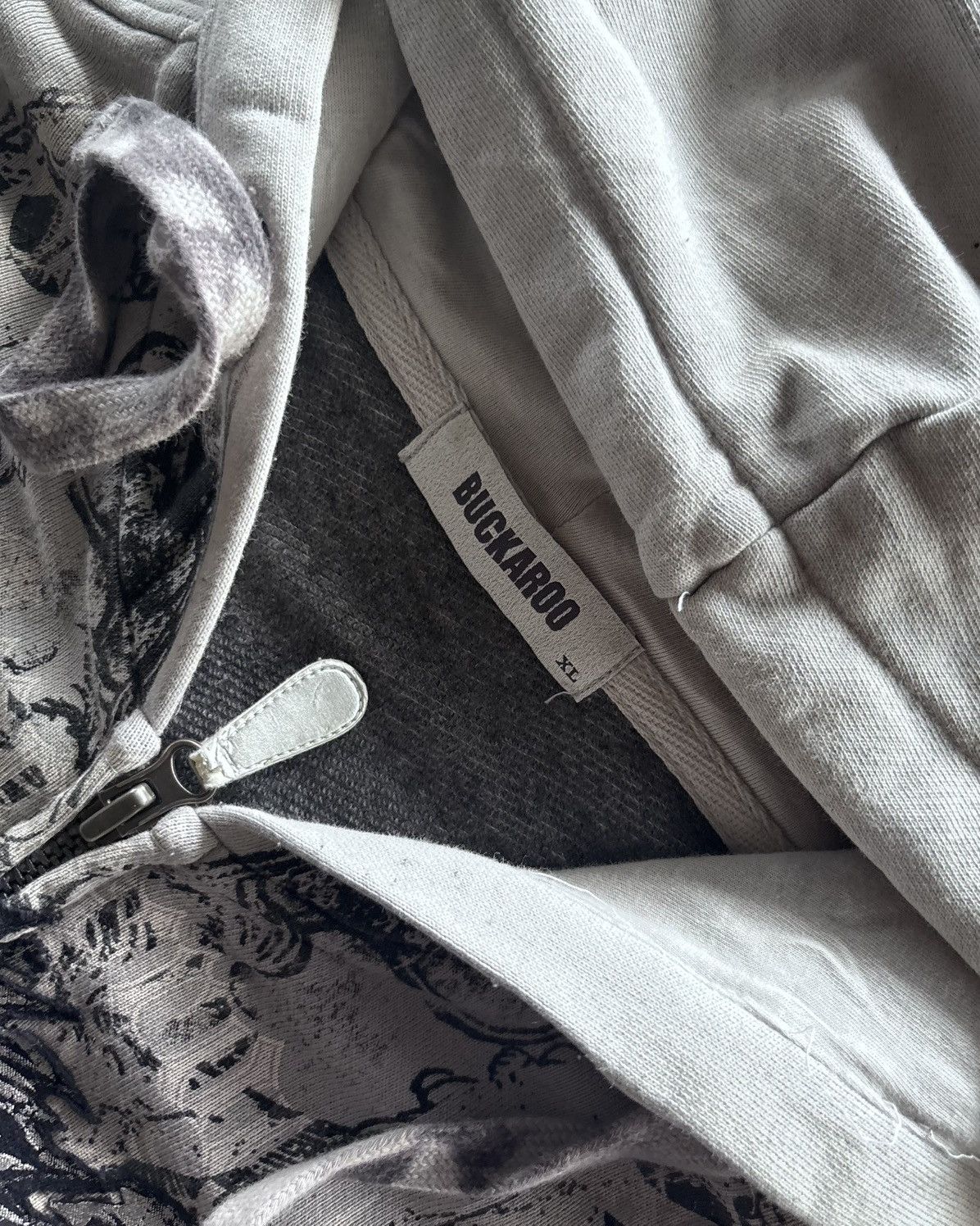 Japanese Brand 2000s Ifsixwasnine style Buckaro Zip Up Hoodie Size US XL / EU 56 / 4 - 4 Thumbnail