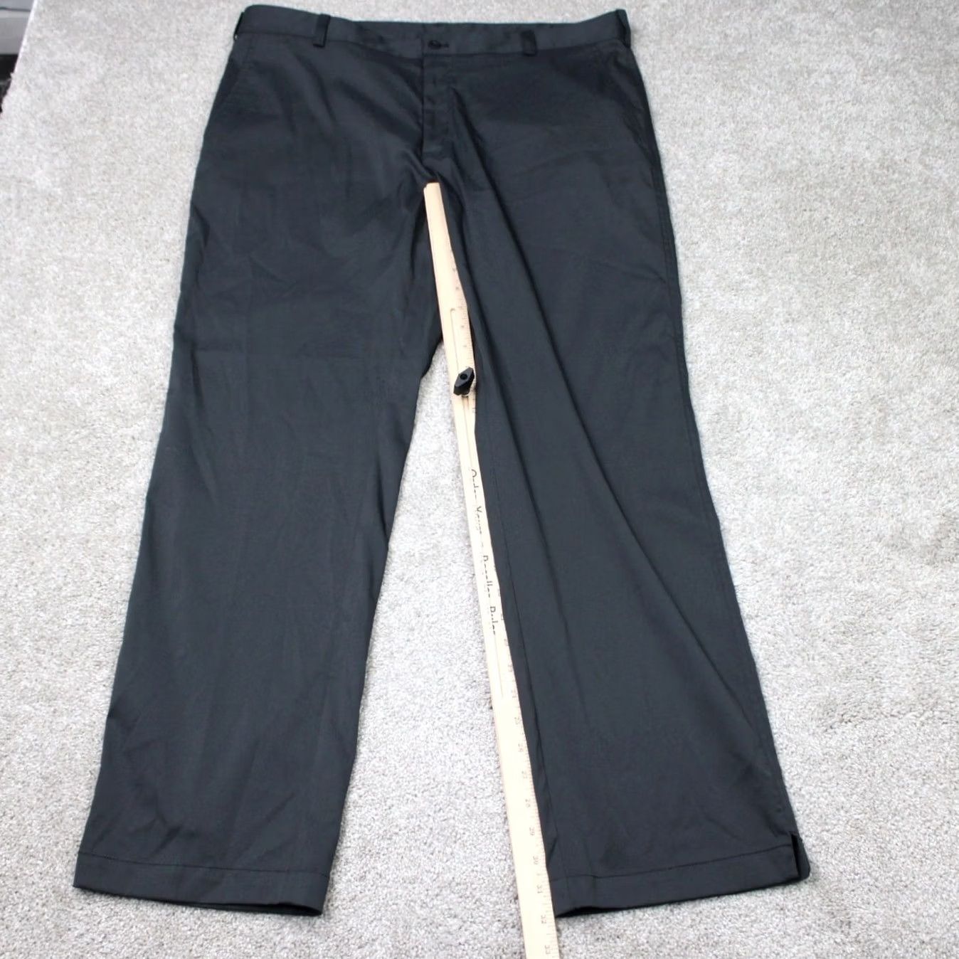Nike Nike Golf Pants Mens 38x32 Black Dri-Fit Tech Flat Front Polyester Stretch Pants Mens Size US 38 / EU 54 - 2 Thumbnail