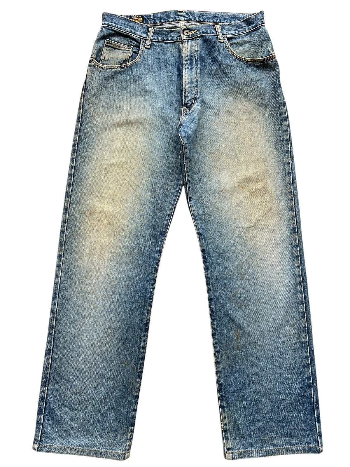 Edwin Vintage Edwin Baggy Distressed Mudwash Denim Jeans 34x31 Size US 34 / EU 50 - 2 Thumbnail
