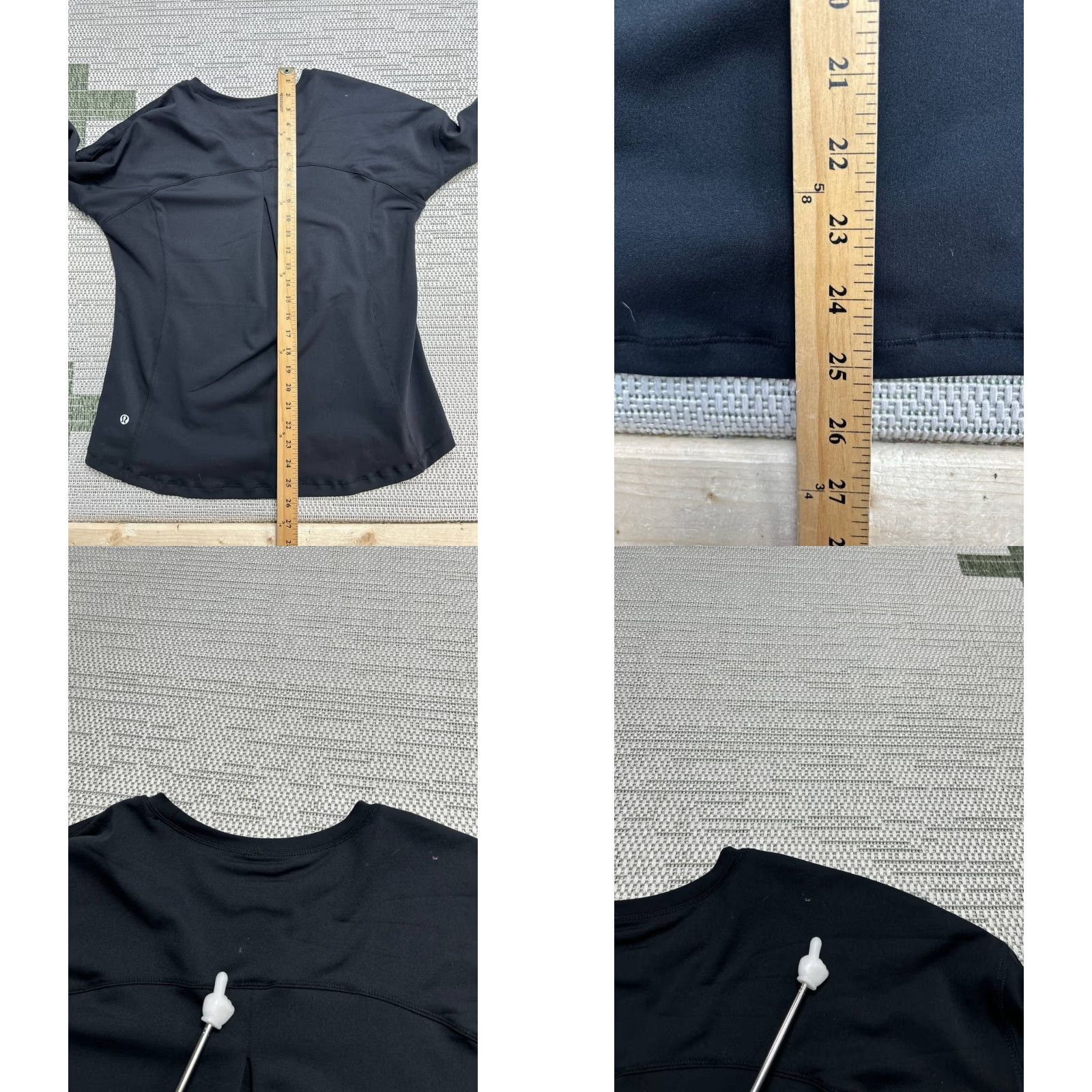 Lululemon Lululemon Shirt Womens Large Black Running Pullover Size L / US 10 / IT 46 - 8 Thumbnail