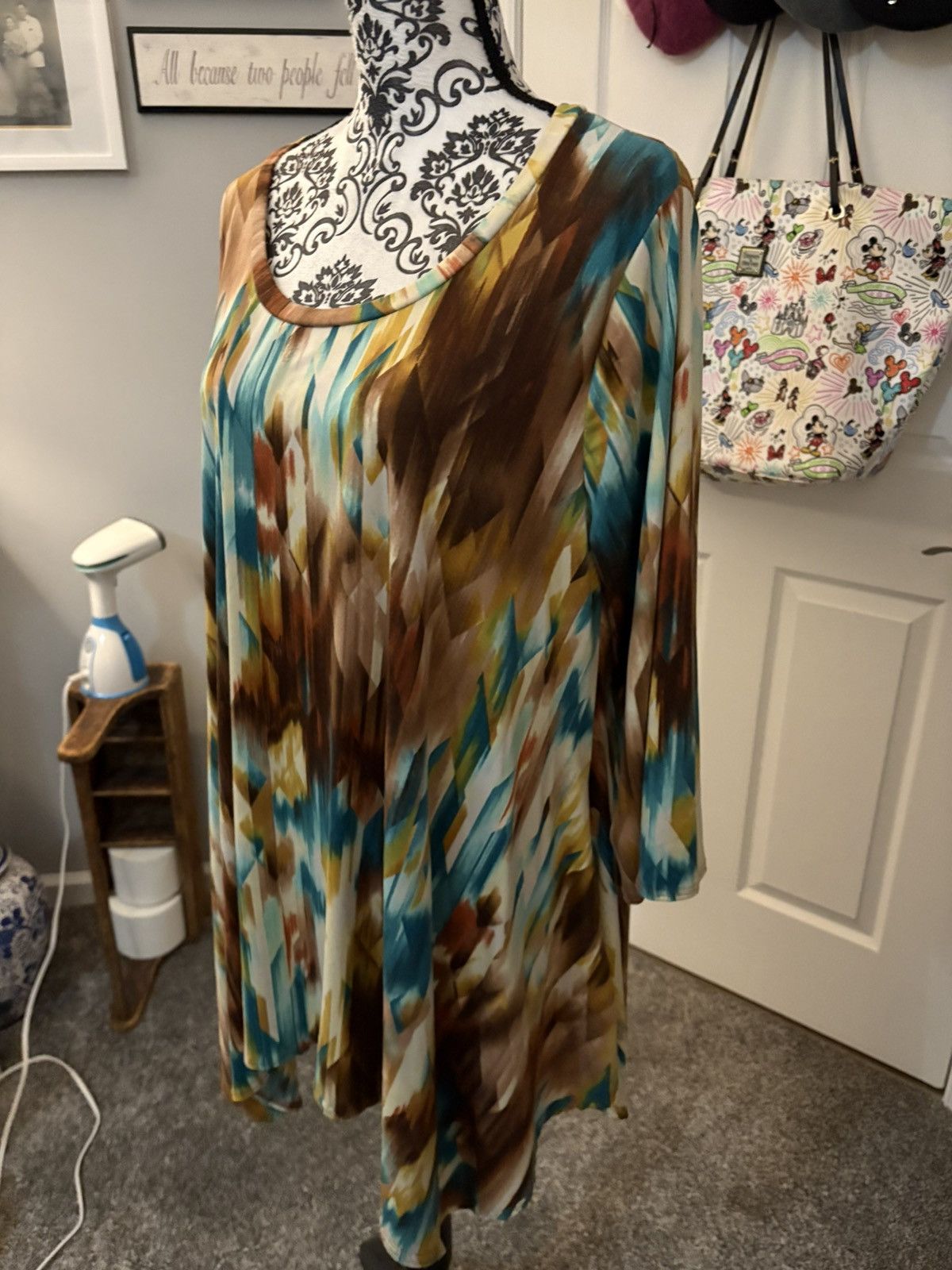 Other Abstract print size 2XL tunic 3/4 sleeve top Size XXL / US 16-18 / IT 52-54 - 5 Thumbnail