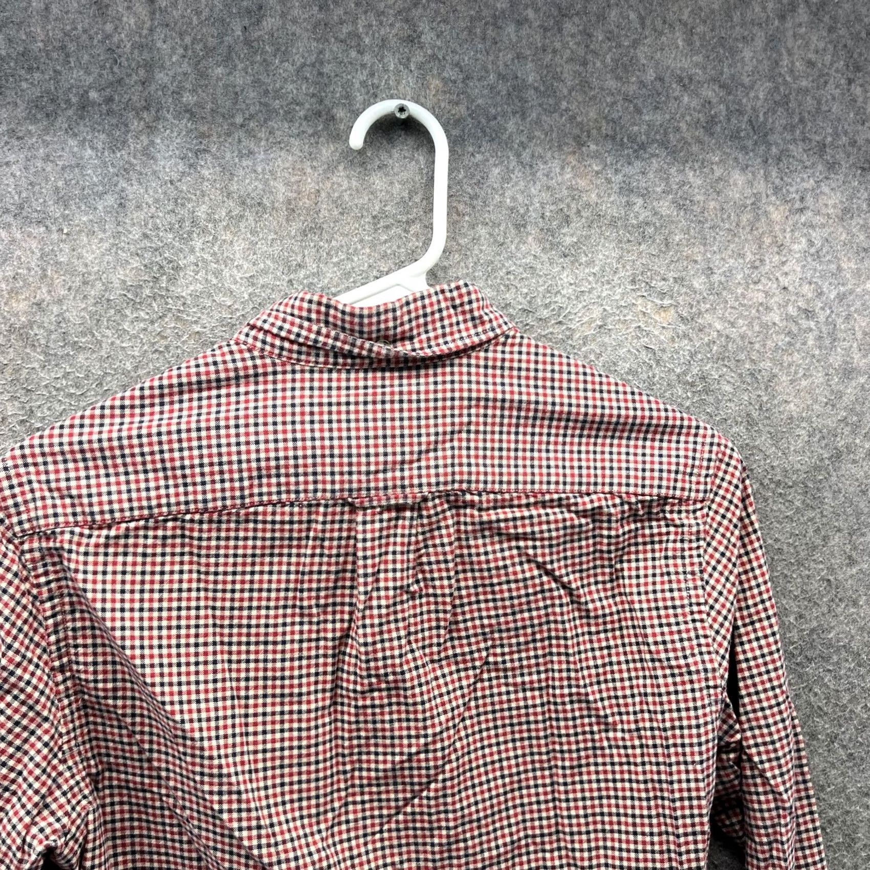 J.Crew J.Crew Shirt Mens XS Red Blue Gingham Slim Fit Long Sleeve Casual Button-Down Shirt Size US XS / EU 42 / 0 - 6 Thumbnail