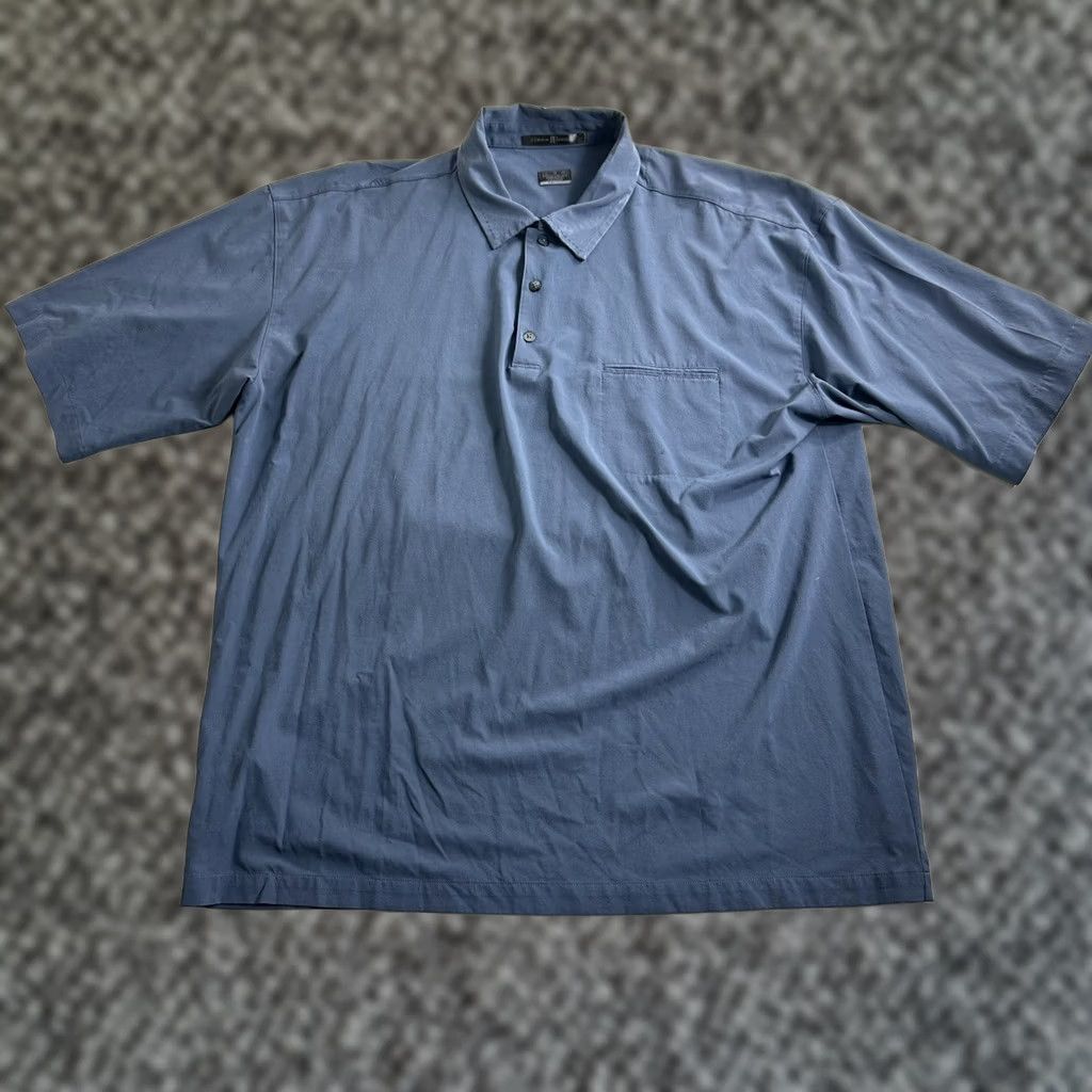 Nike Nike Tiger Woods Polo Shirt Golf Blue Mens XL Performance Stretch Activewear Short Sleeve Collared Button-Front Dri-Fit Athletic Size US XL / EU 56 / 4 - 1 Thumbnail