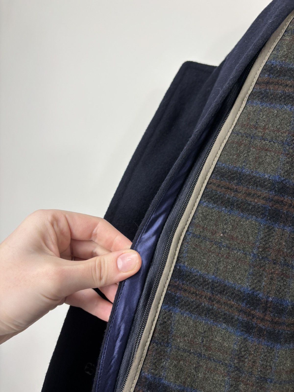 Other Lodenfrey Men’s Tyrol Loden Navy Blue Wool Long Overcoat Size US XL / EU 56 / 4 - 13 Thumbnail