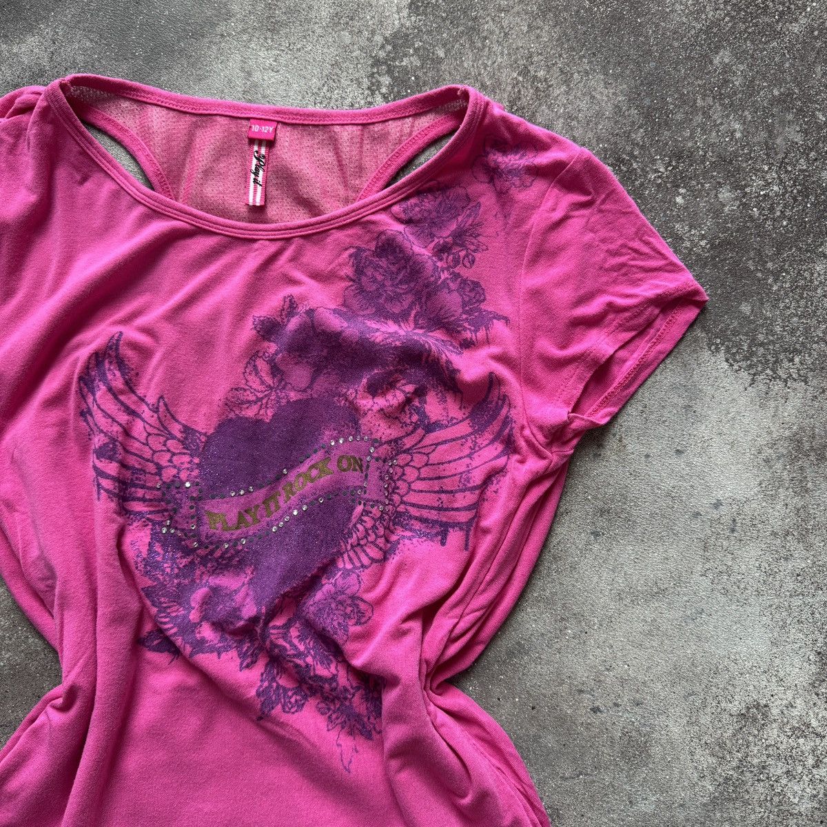 Hysteric Glamour 2000’s Aesthetic Y2K Grunge Glam Open Back Club T-Shirt Size M / US 6-8 / IT 42-44 - 6 Thumbnail