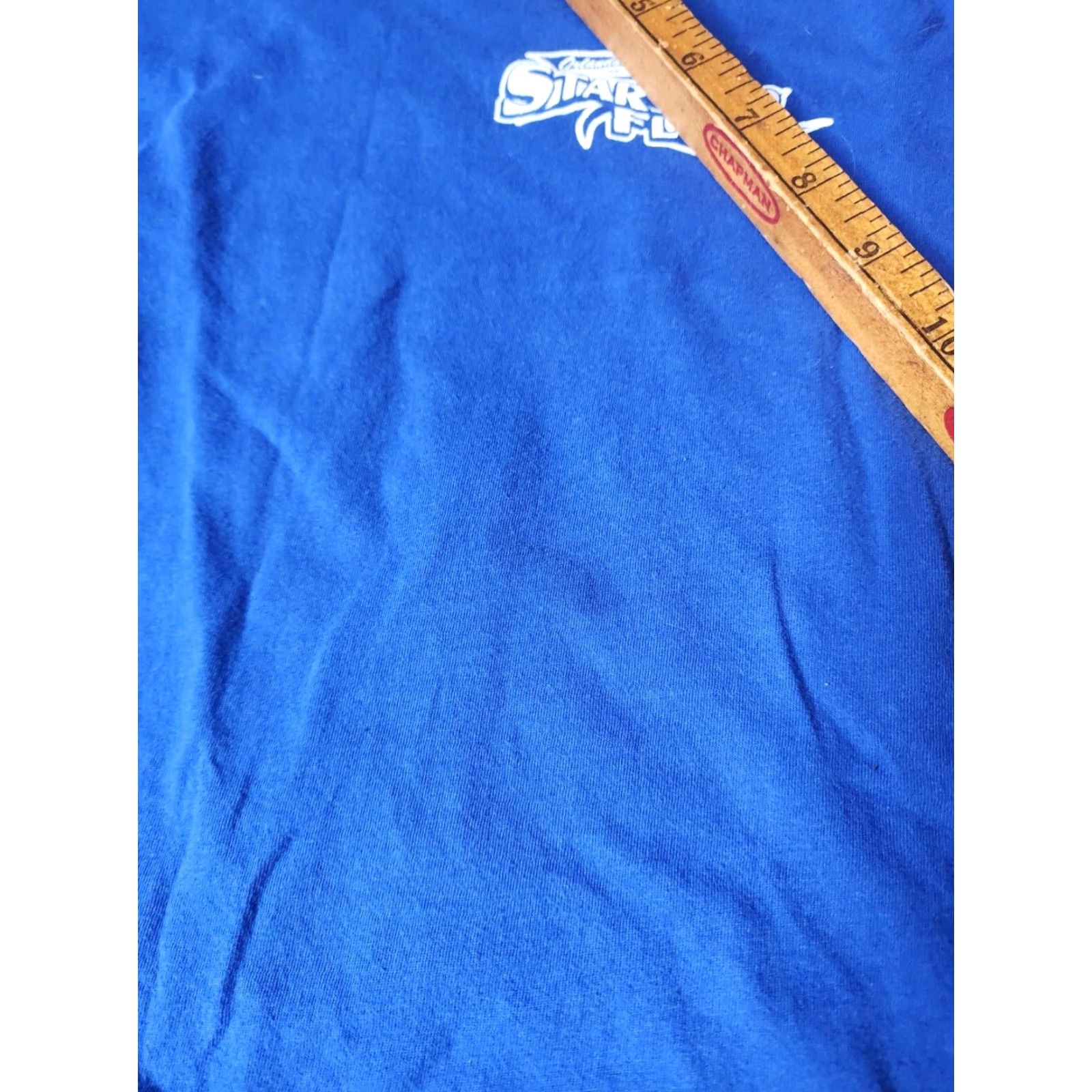 Next Level Starflyer World's Tallest Swing Ride Double Sided T Shirt Blue Next Level Adult Unisex Large Size US L / EU 52-54 / 3 - 4 Thumbnail