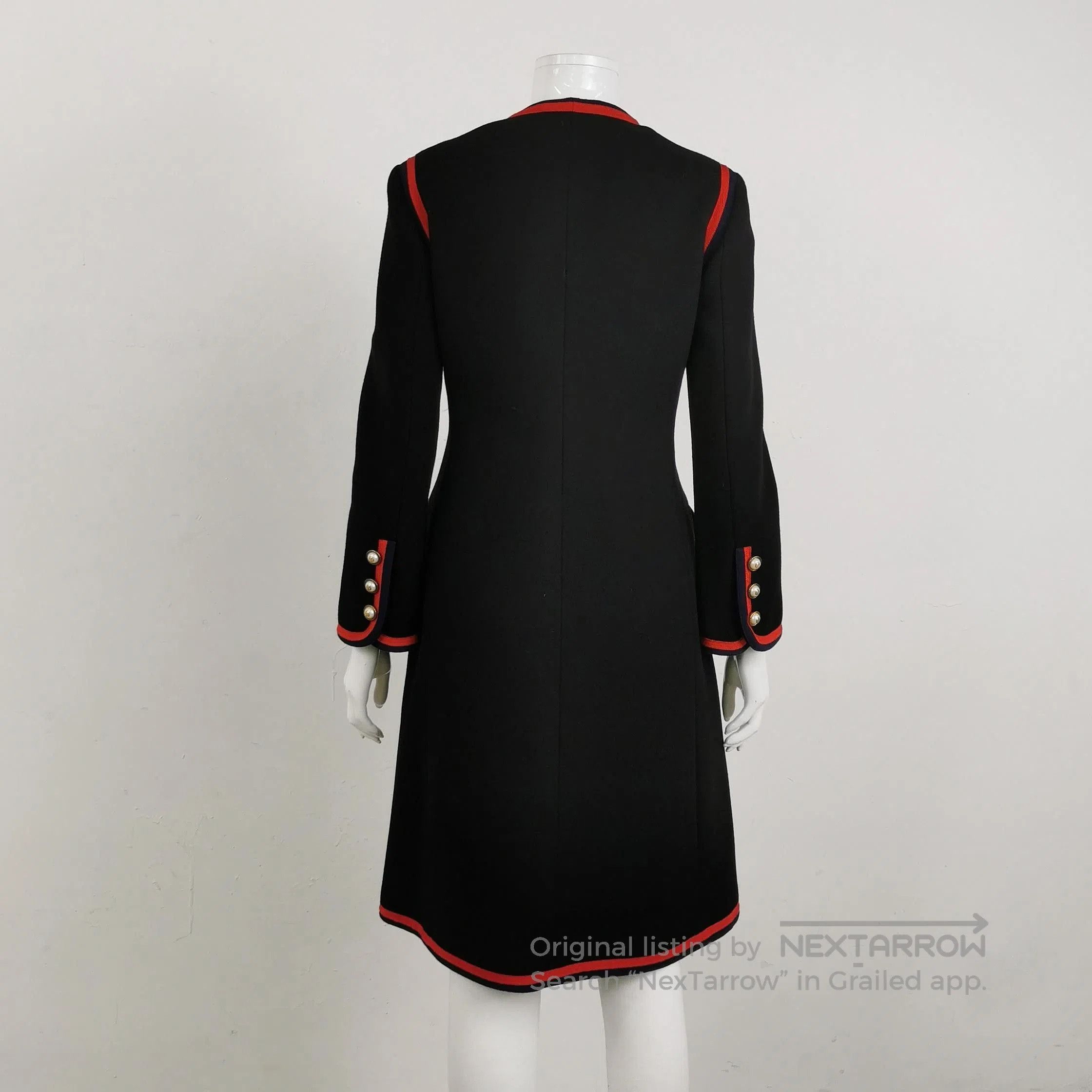 Gucci Gucci Wool Colorblock Round Neck Coat S. Size M / US 6-8 / IT 42-44 - 1 Thumbnail