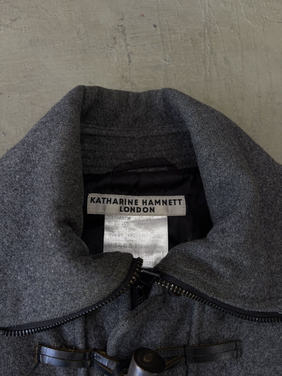Designer × Katharine Hamnett London Katharine Hamnett London Heavy Wool Duffle Coat Size US M / EU 48-50 / 2 - 4 Thumbnail