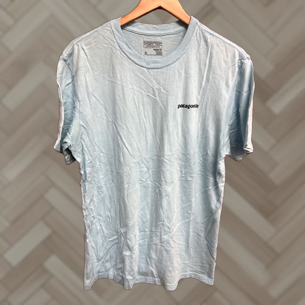 Patagonia Patagonia T-Shirt Mens Medium Blue Fish Graphic Responsibili Tee Shirt T30 Size US M / EU 48-50 / 2 - 1 Thumbnail
